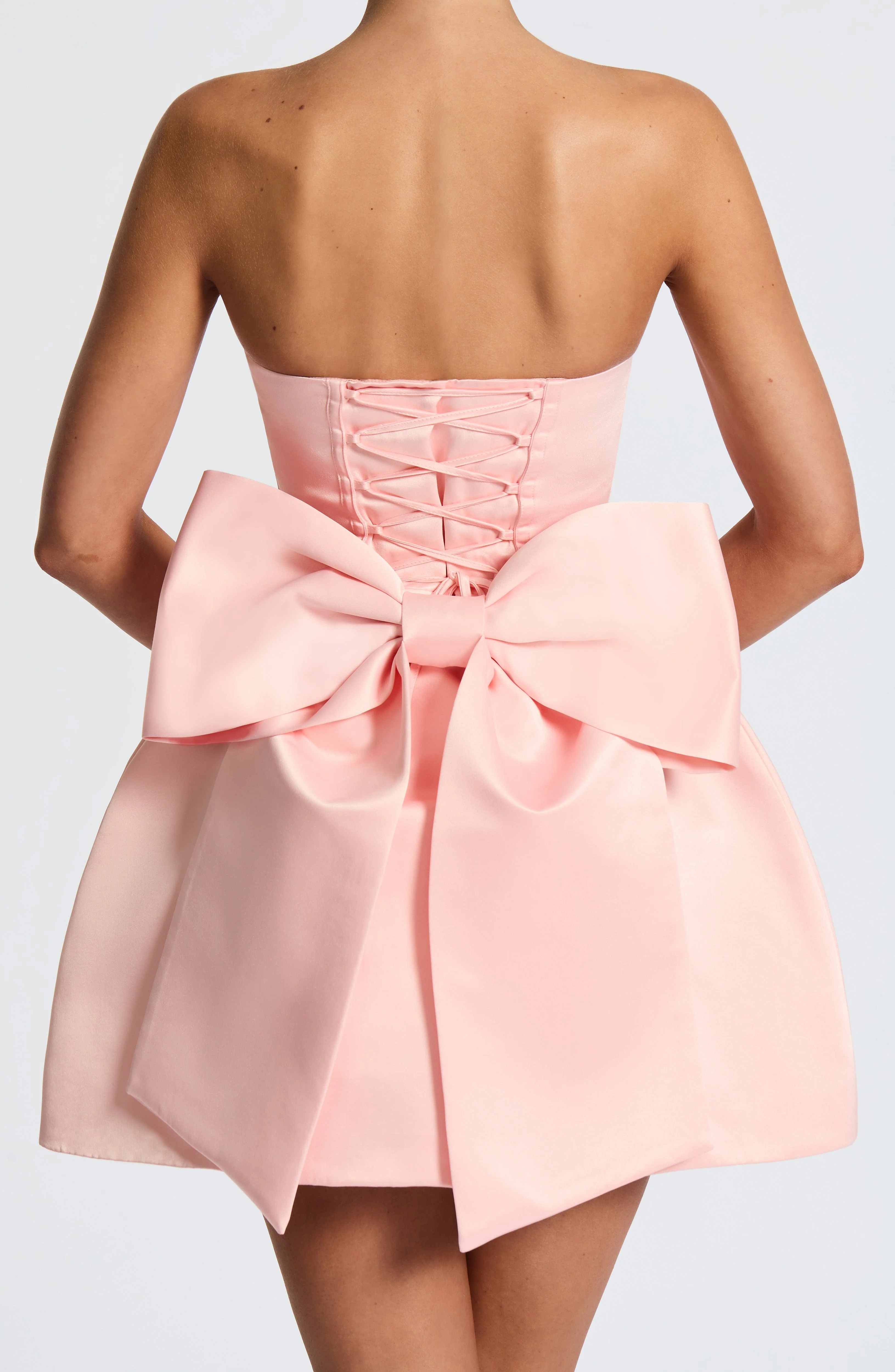 Abbey Mini Dress - Blush - Image 5