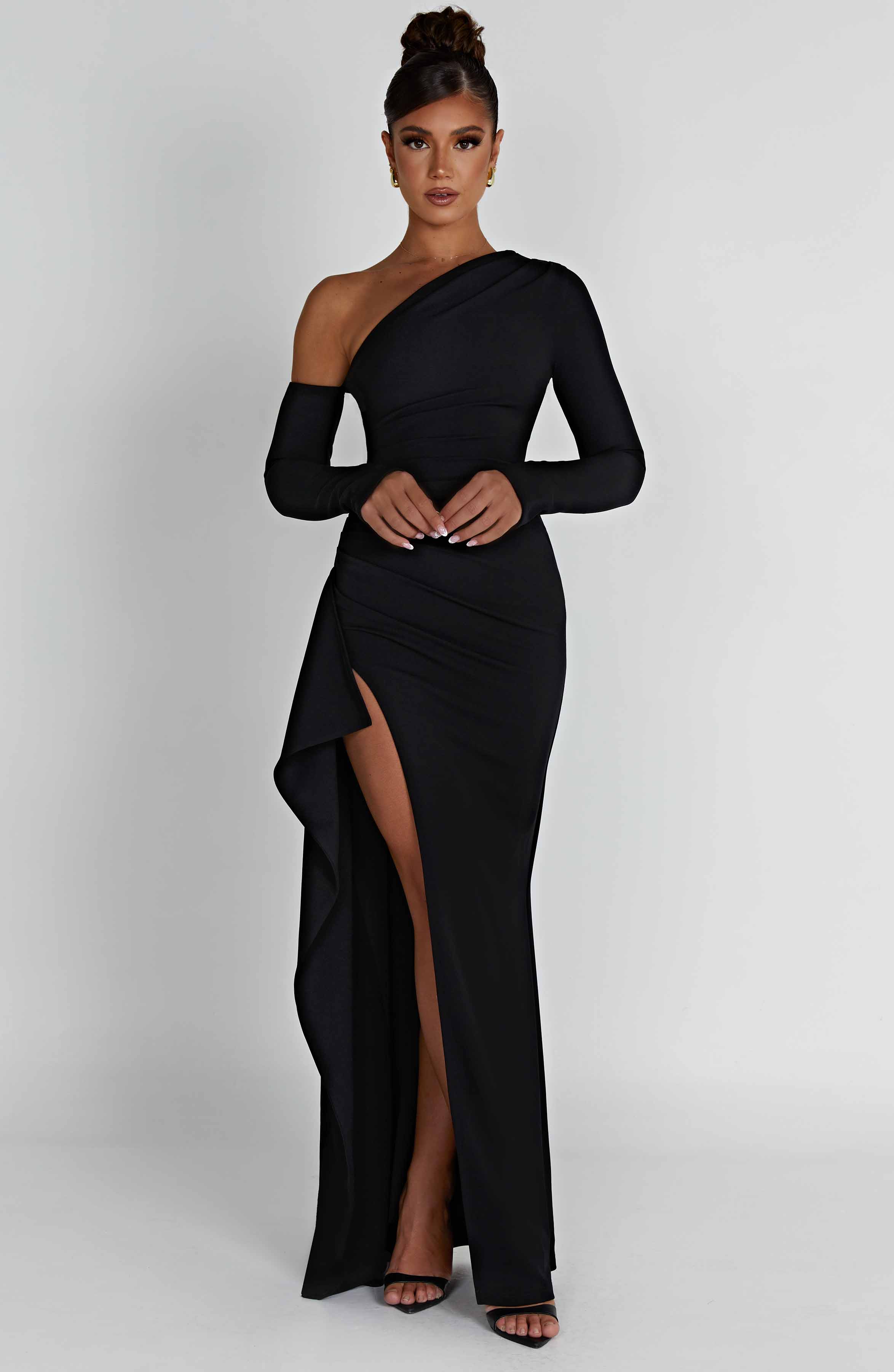 Abrielle Maxi Dress - Black - Image 7