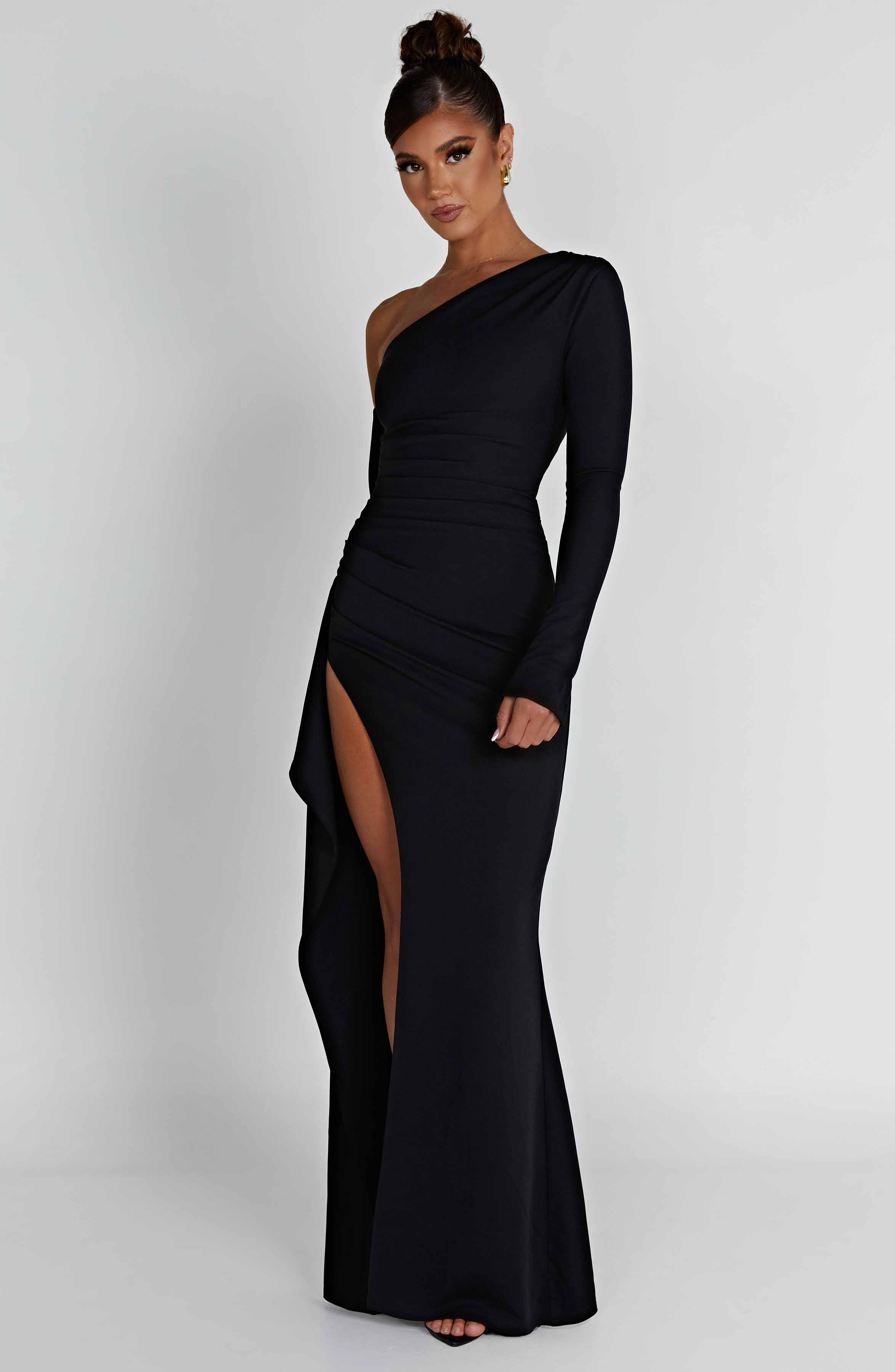 Abrielle Maxi Dress - Black - Image 8