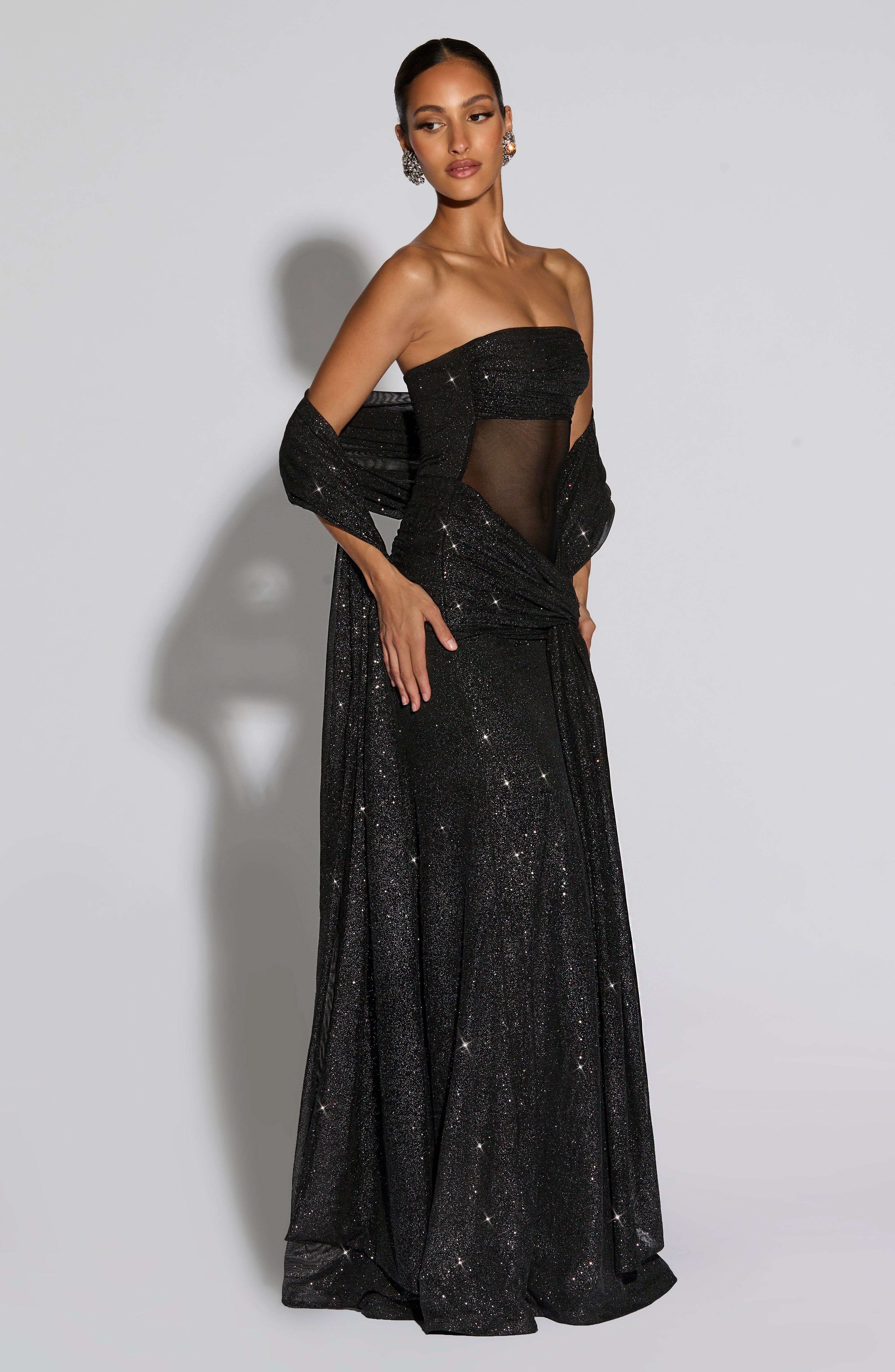 Agnes Shawl - Black Sparkle - Image 6