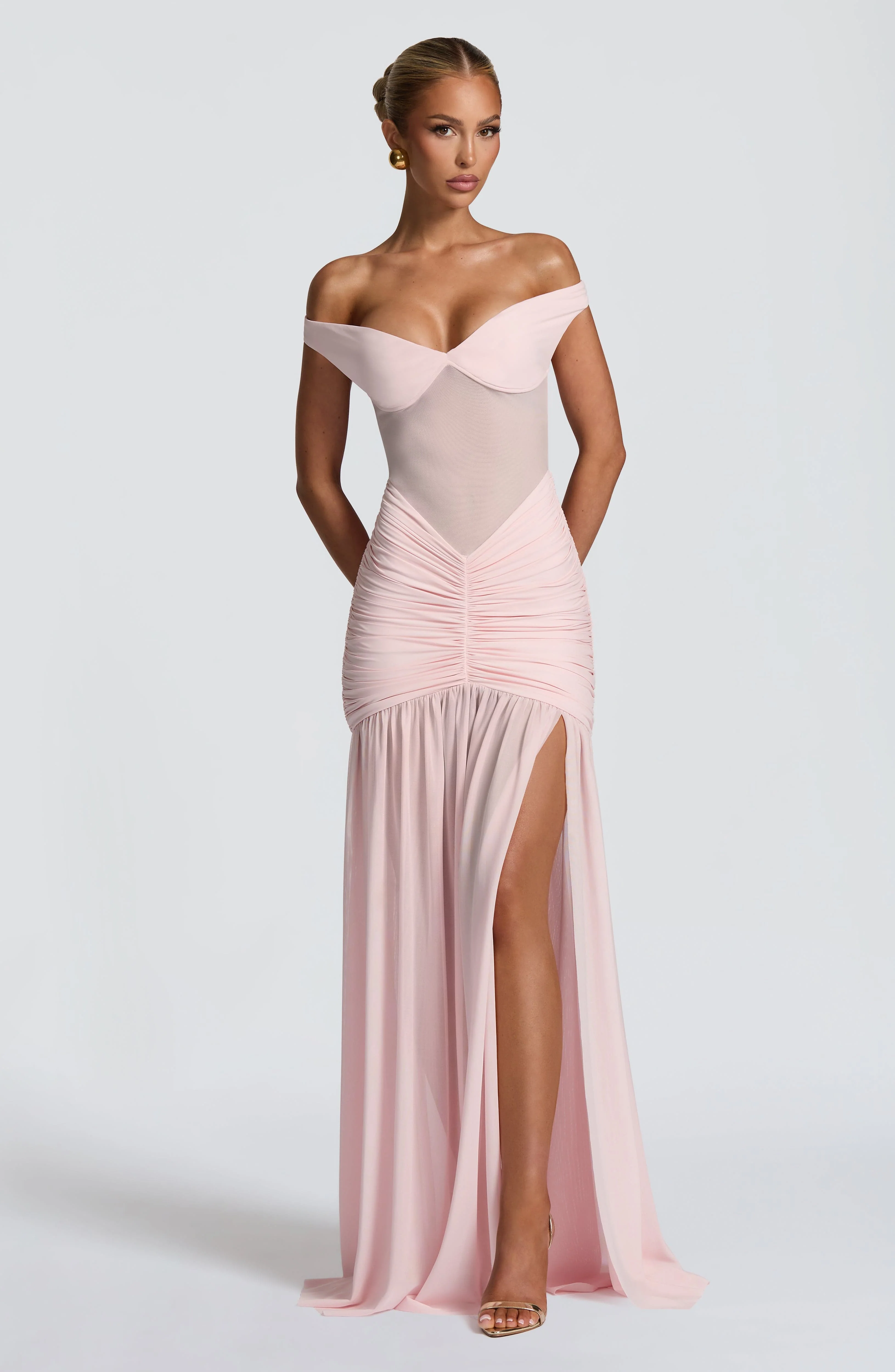 Alaia Maxi Dress - Blush - Image 8