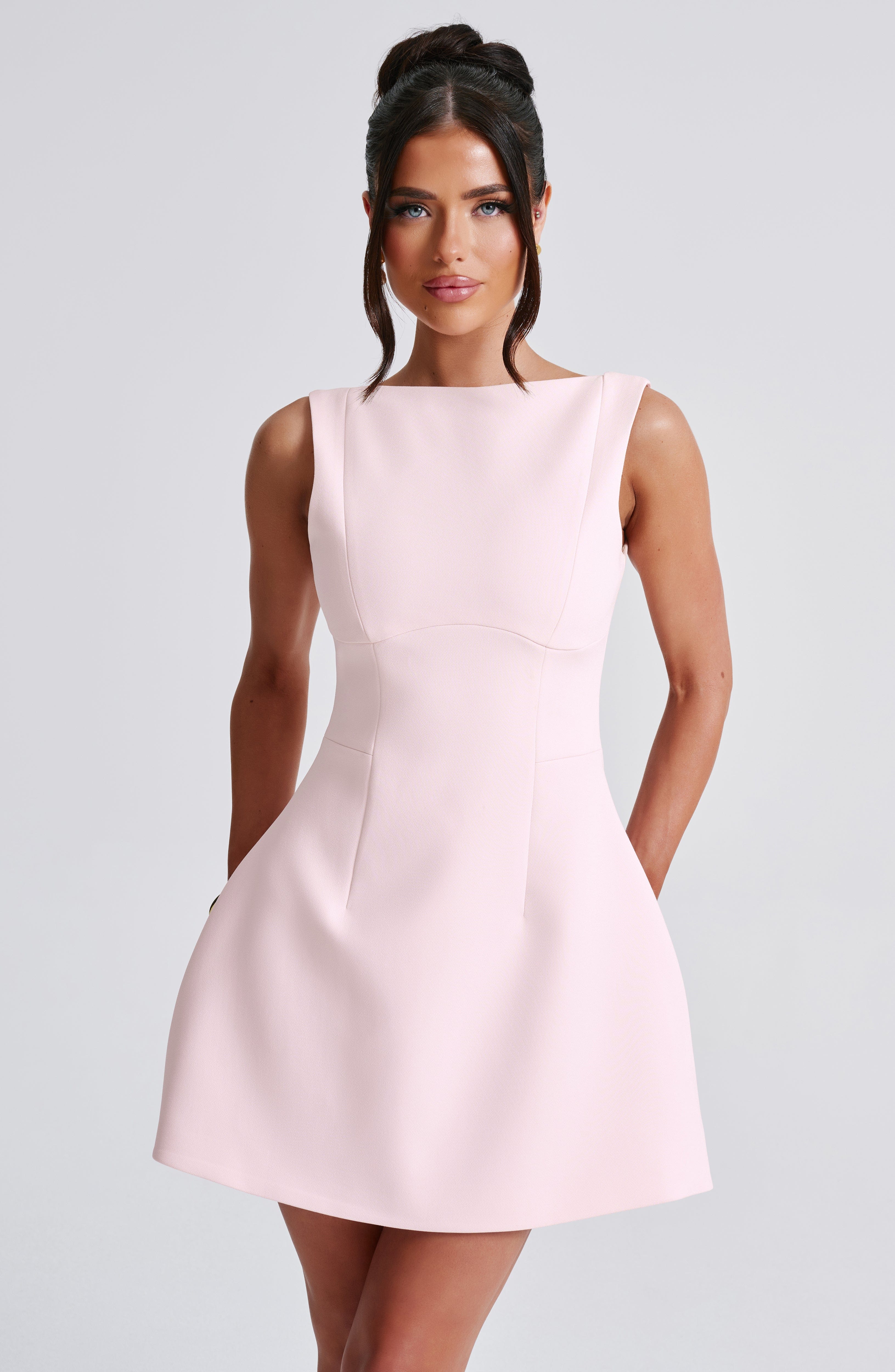 Alana Mini Dress - Blush - Image 4