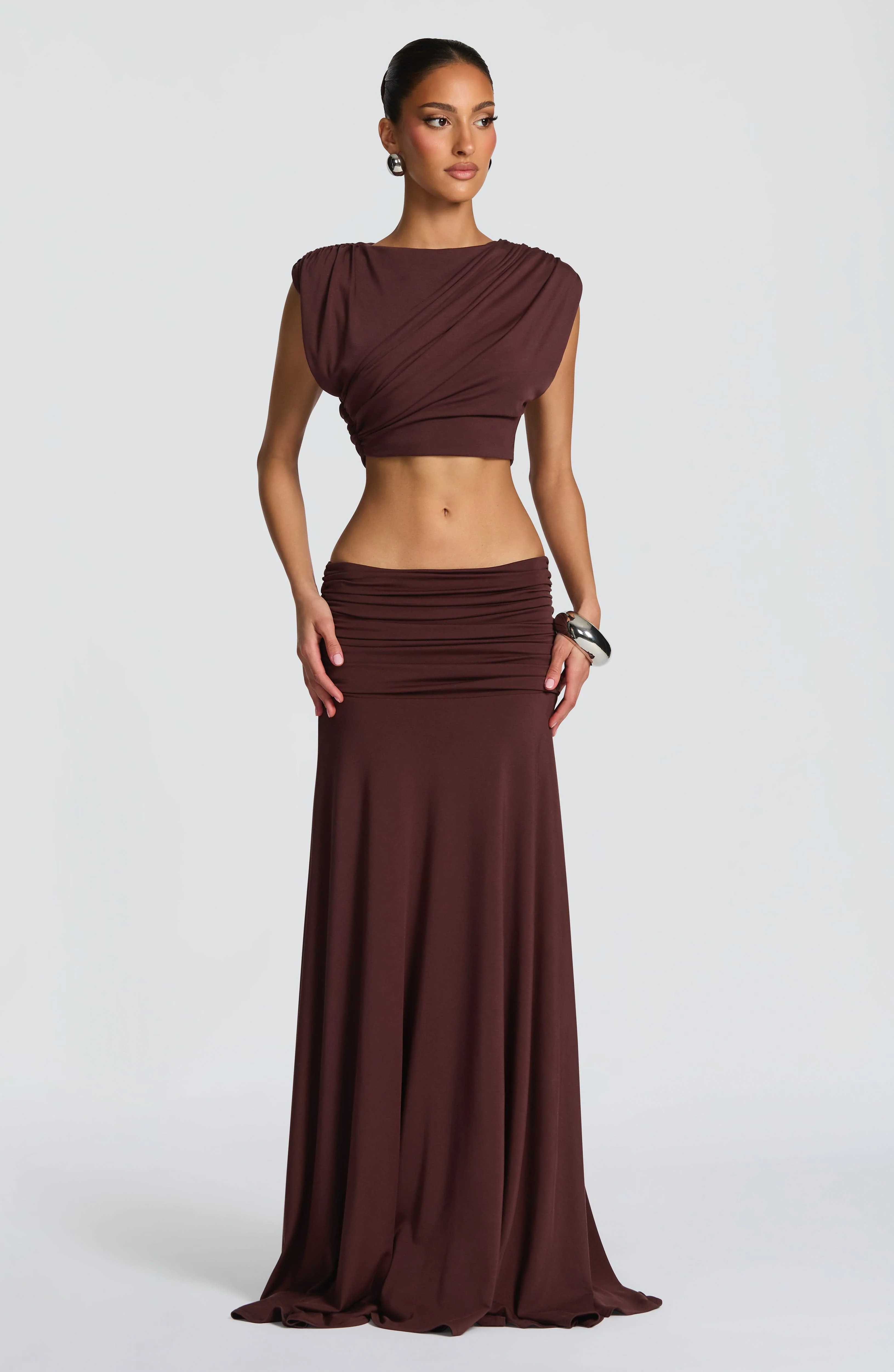 Amara Top - Plum Brown - Image 2