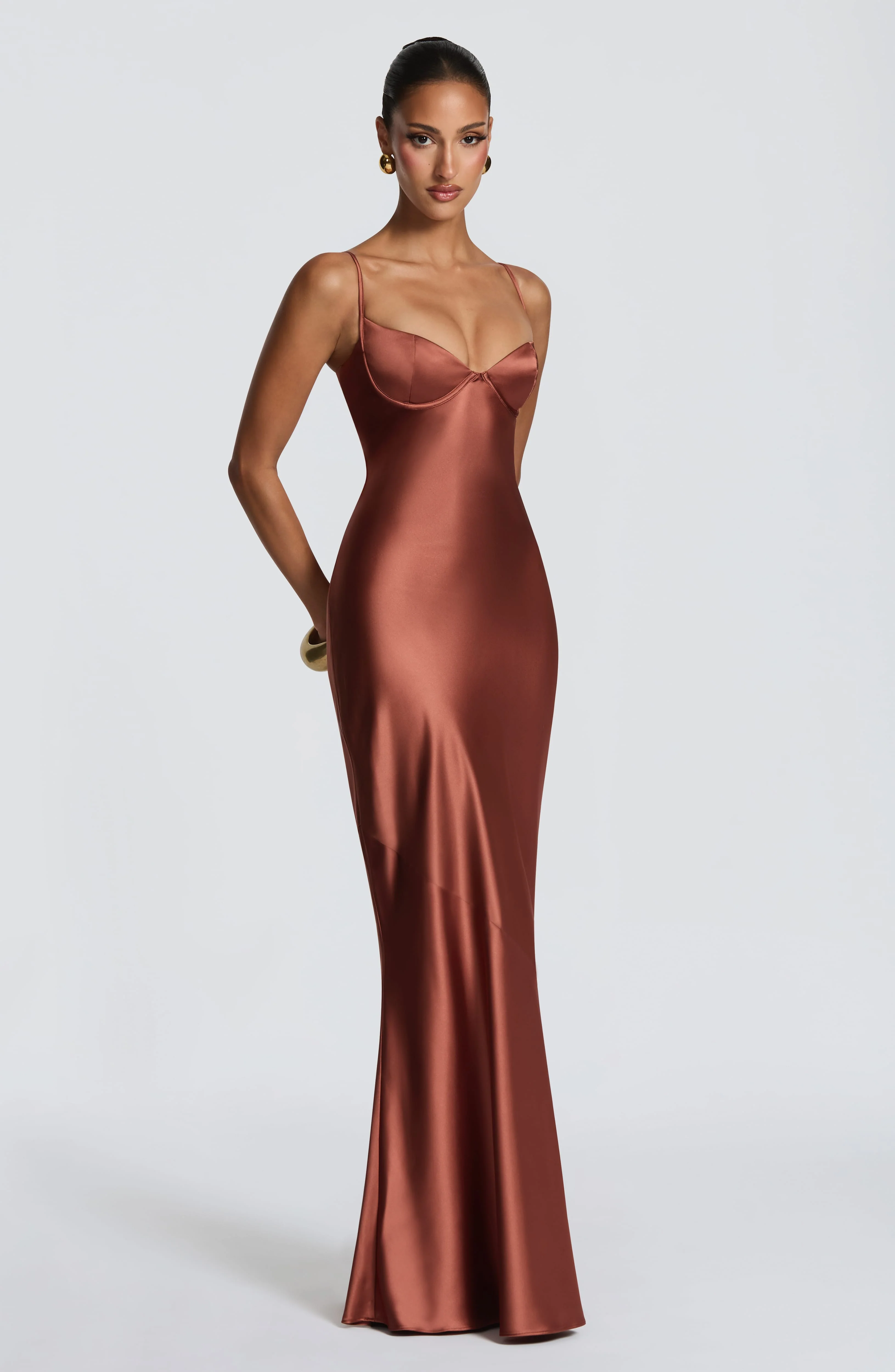 Amorette Maxi Dress - Rust - Image 6