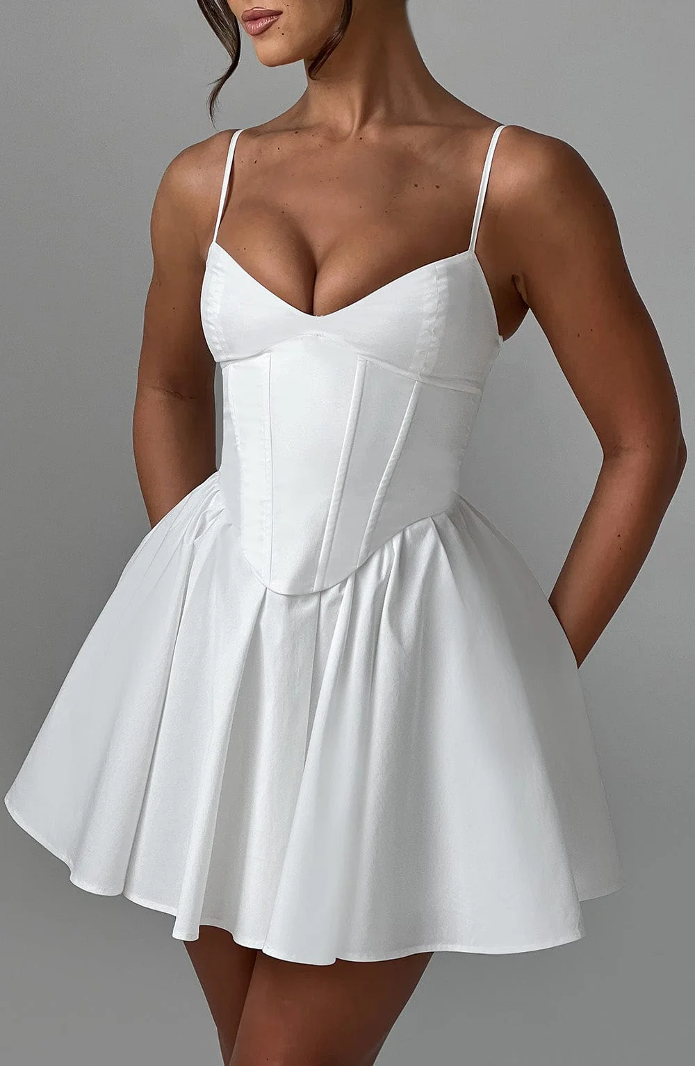 Analeigh Mini Dress - Ivory - Image 6