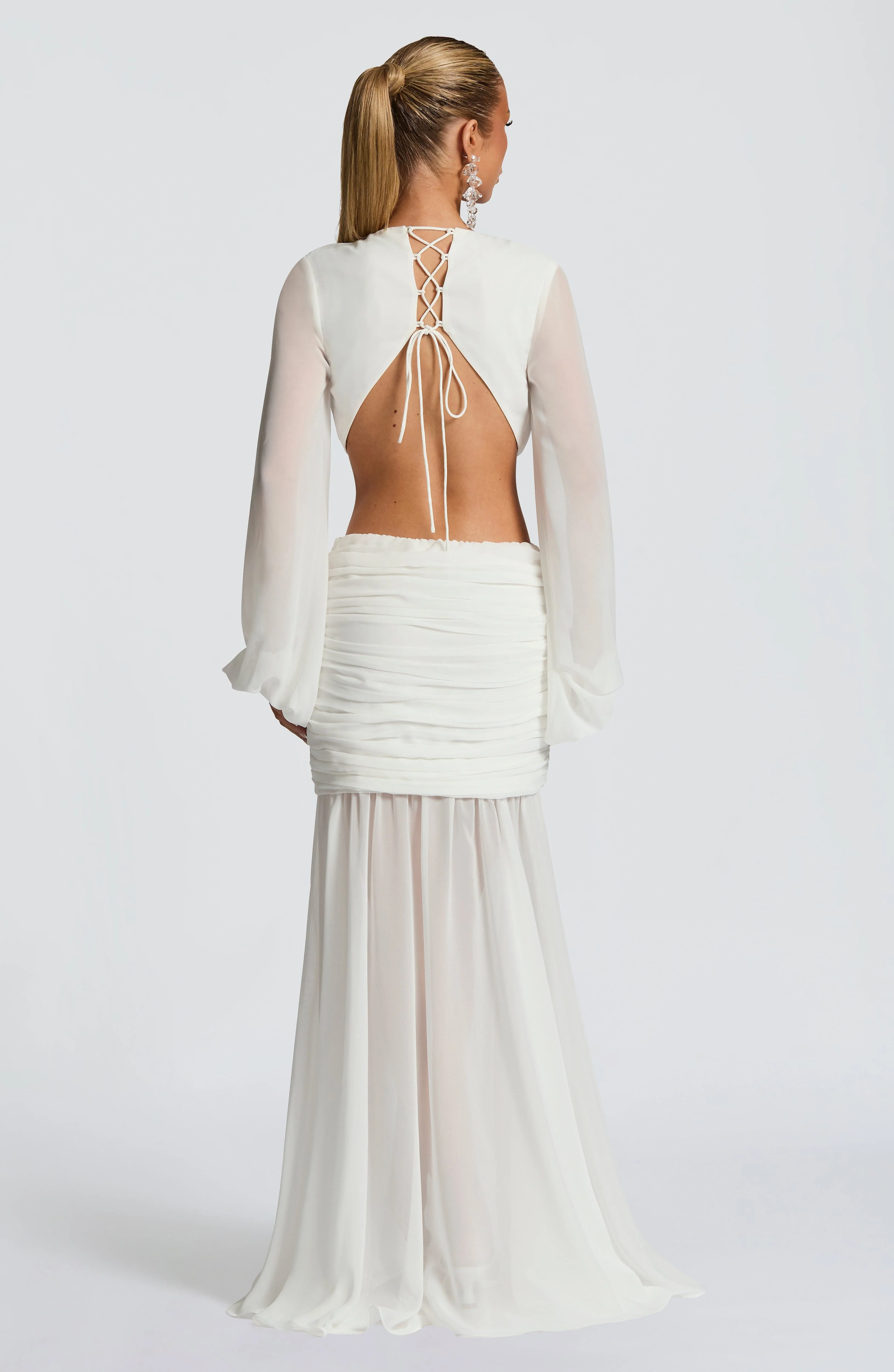 Andrina Maxi Dress - Ivory - Image 2