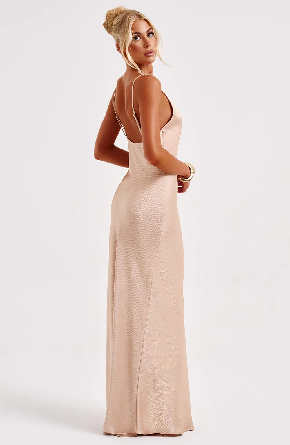 Anja Maxi Dress - Champagne - Image 8