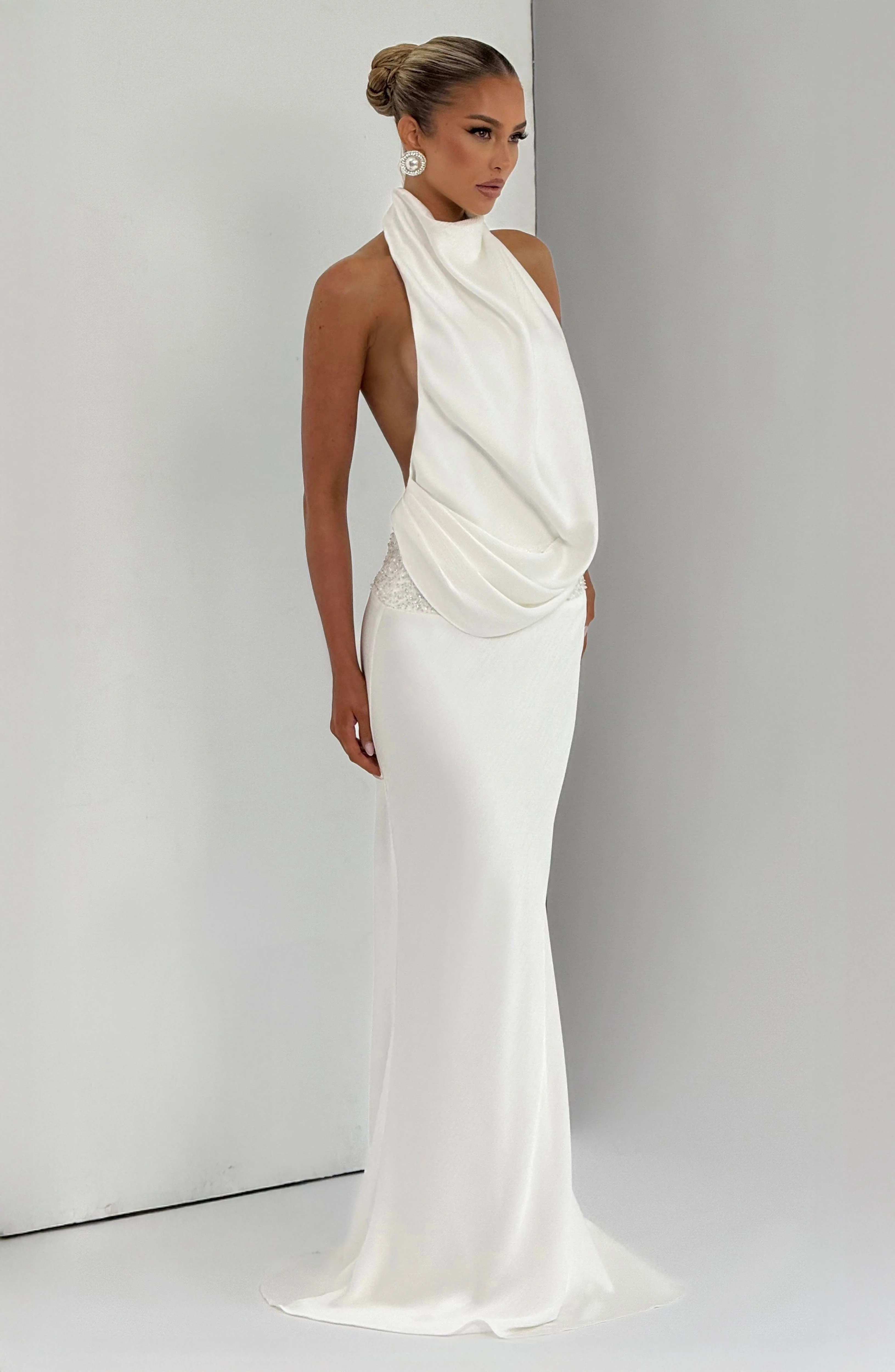 Armelle Maxi Dress - Ivory - Image 2