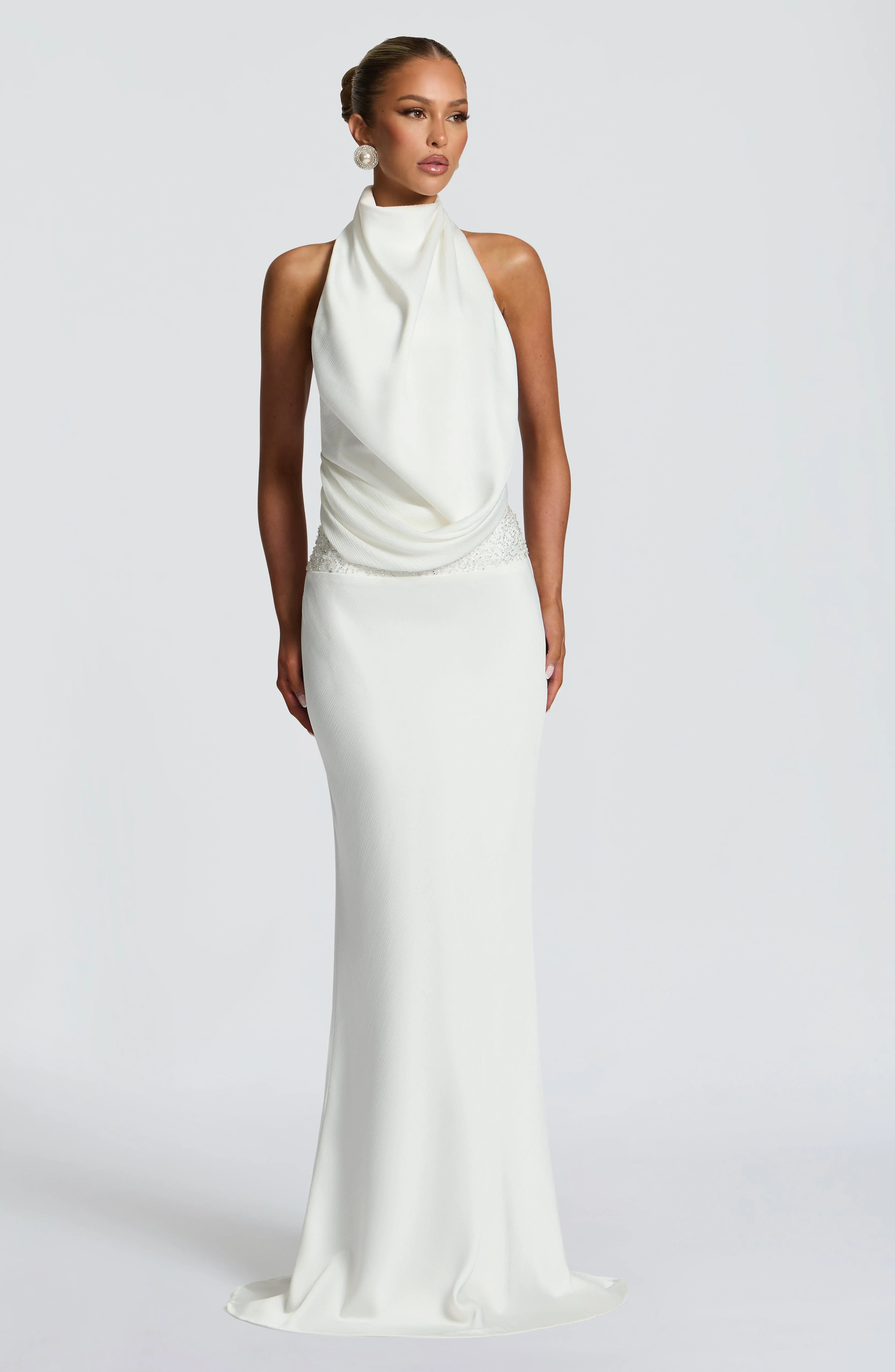 Armelle Maxi Dress - Ivory - Image 6