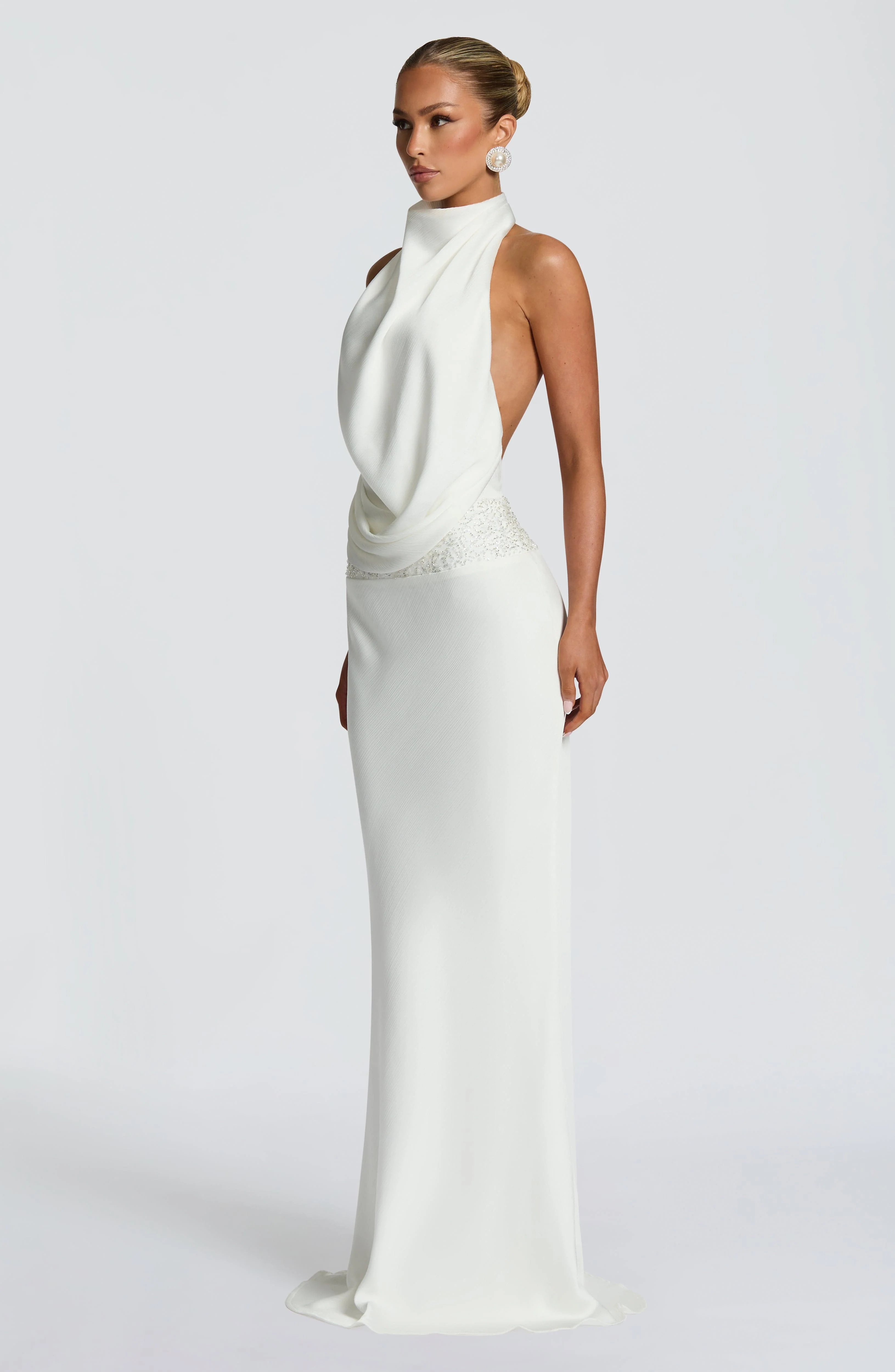 Armelle Maxi Dress - Ivory - Image 8