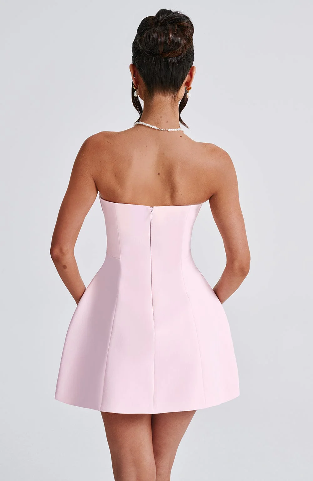 Asha Mini Dress - Blush - Image 2