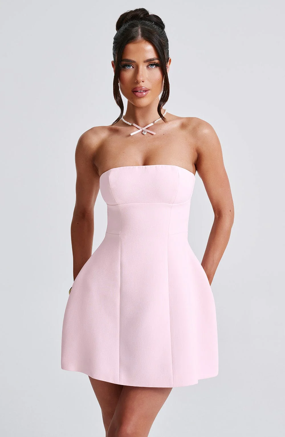 Asha Mini Dress - Blush - Image 6