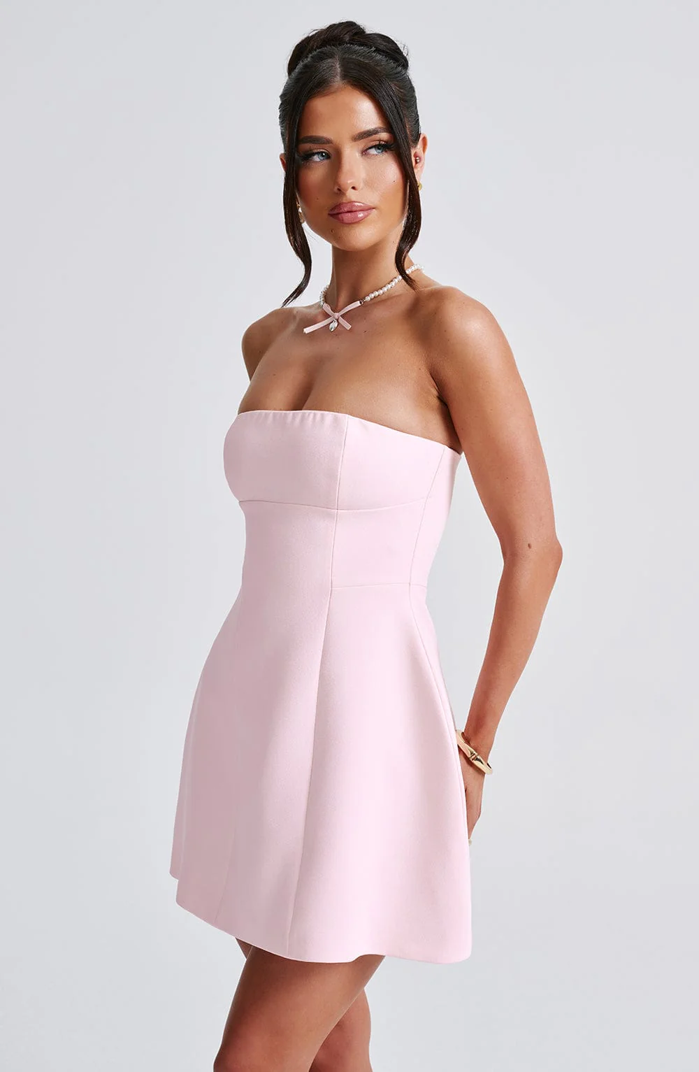 Asha Mini Dress - Blush - Image 7