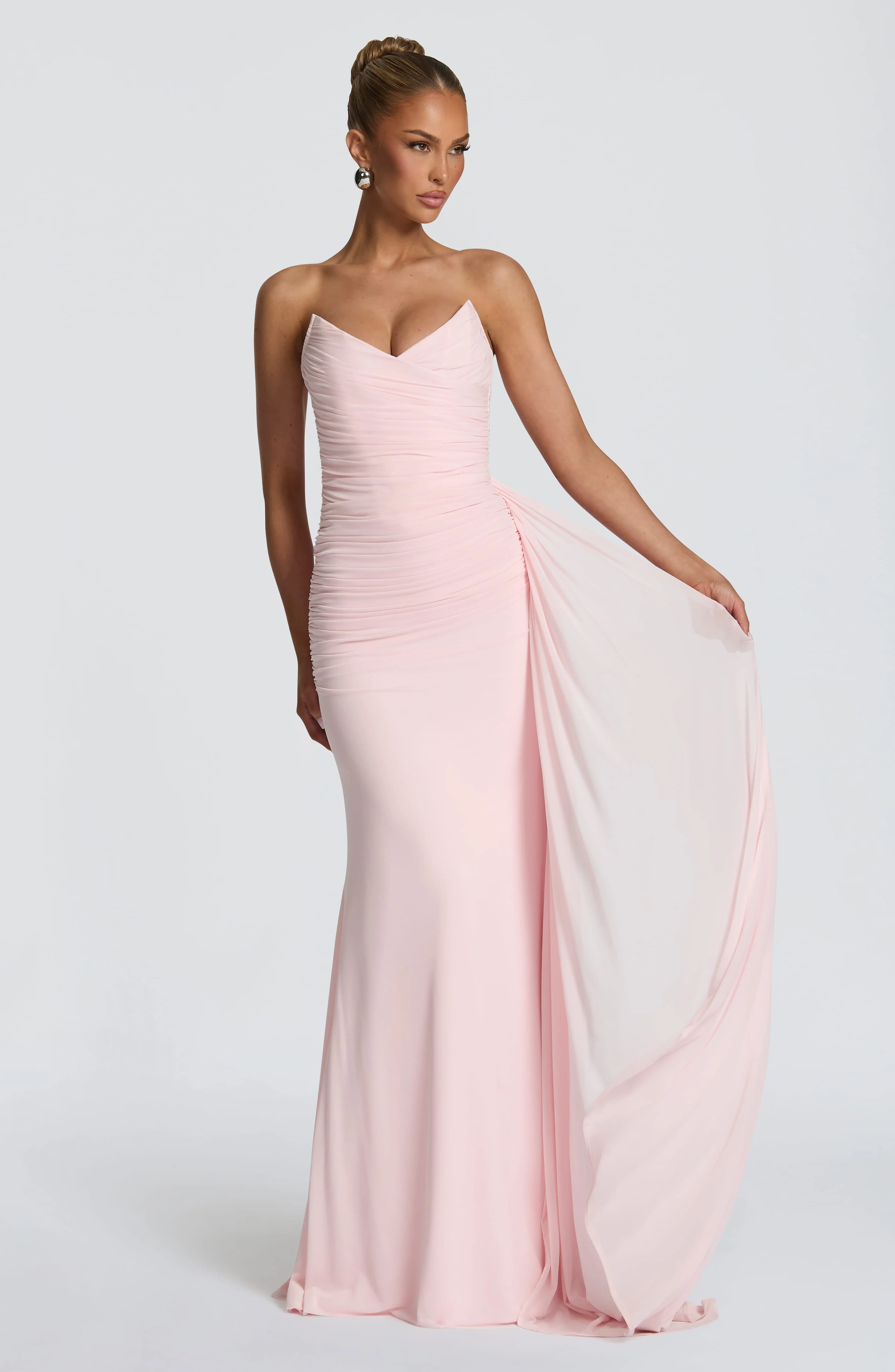Ashika Maxi Dress - Blush - Image 4