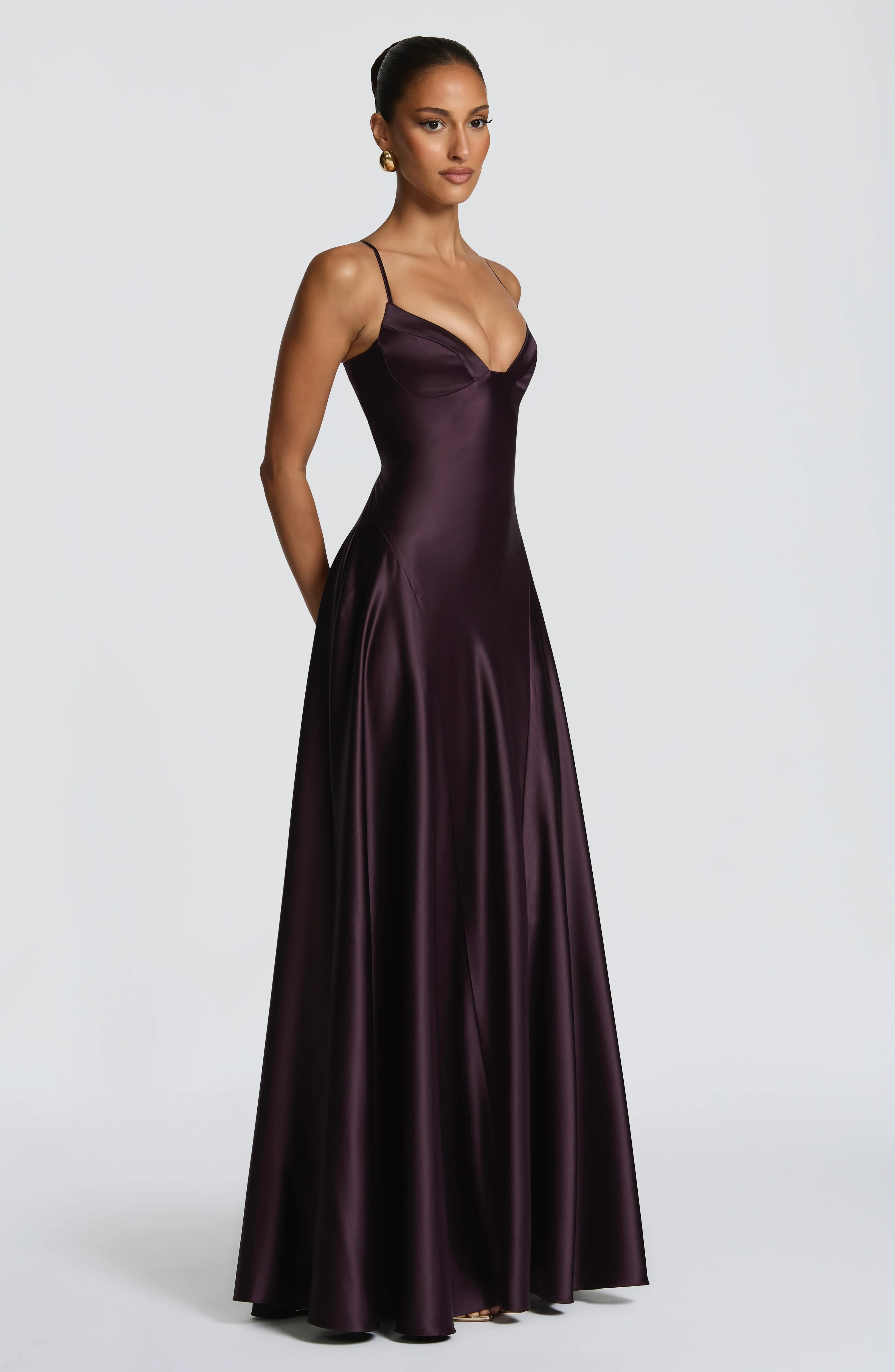 Asterin Maxi Dress - Plum - Image 4