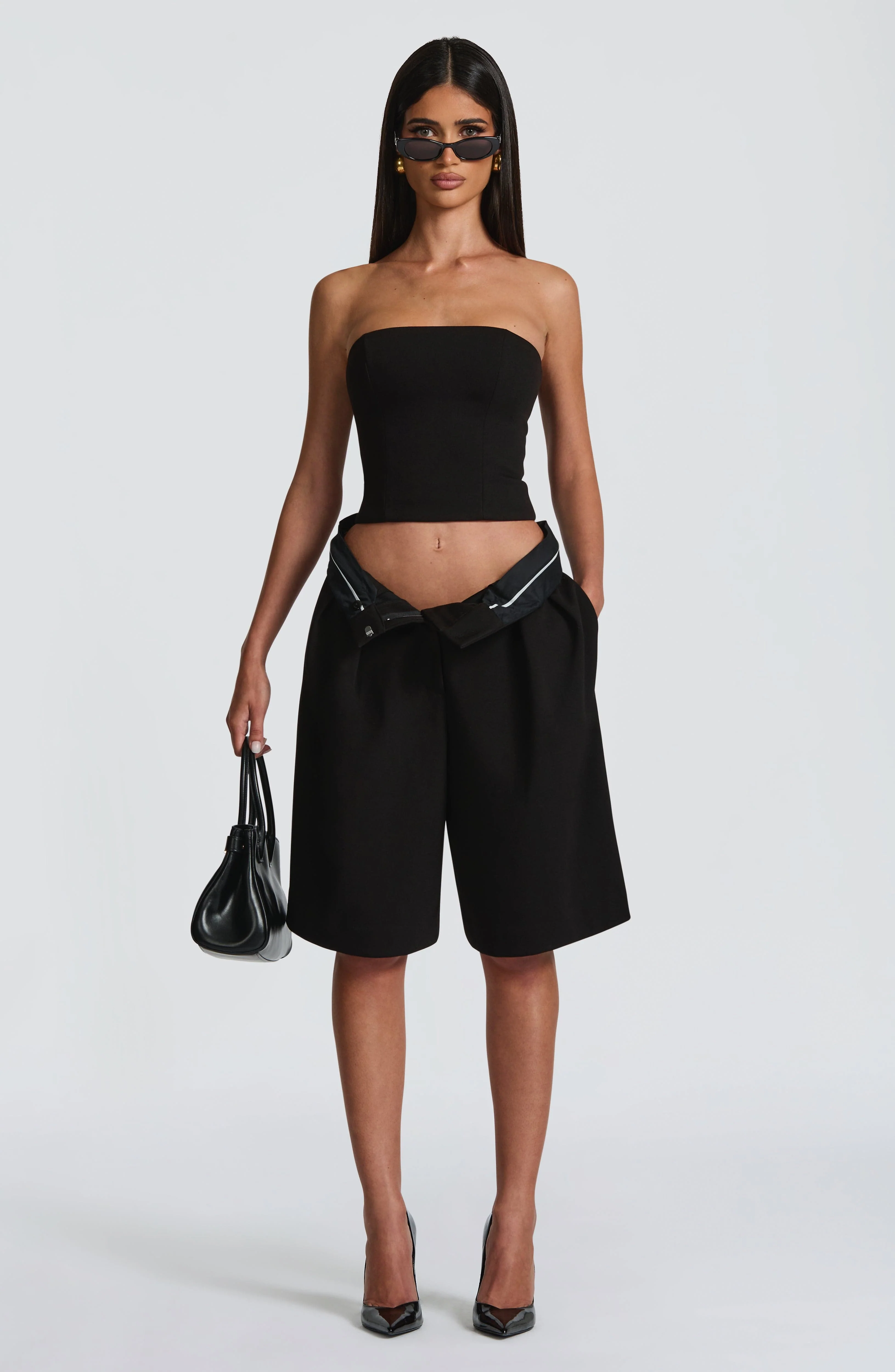 Ausra Bermuda Shorts - Black - Image 12