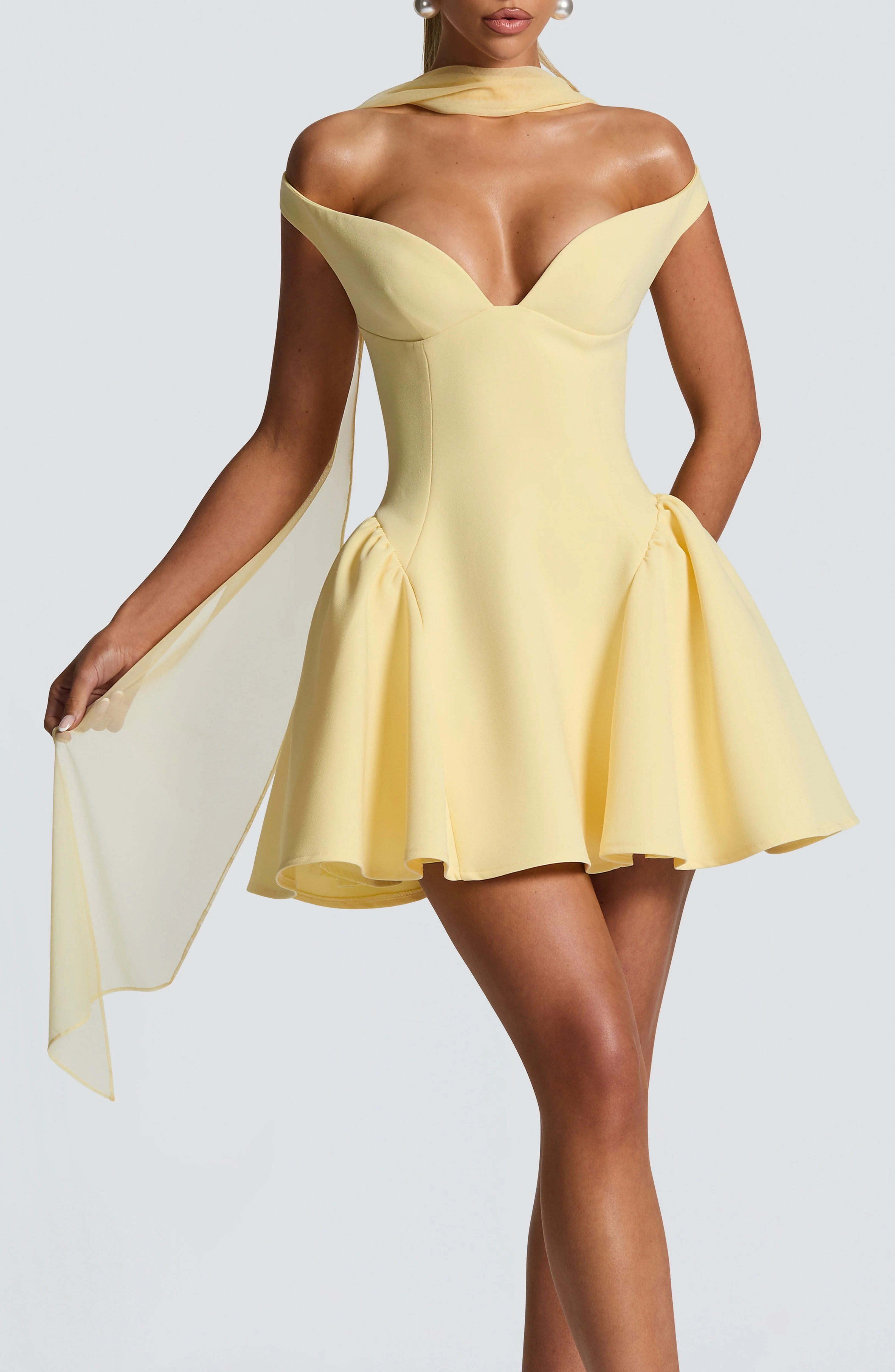 Ayla Scarf - Lemon - Image 5