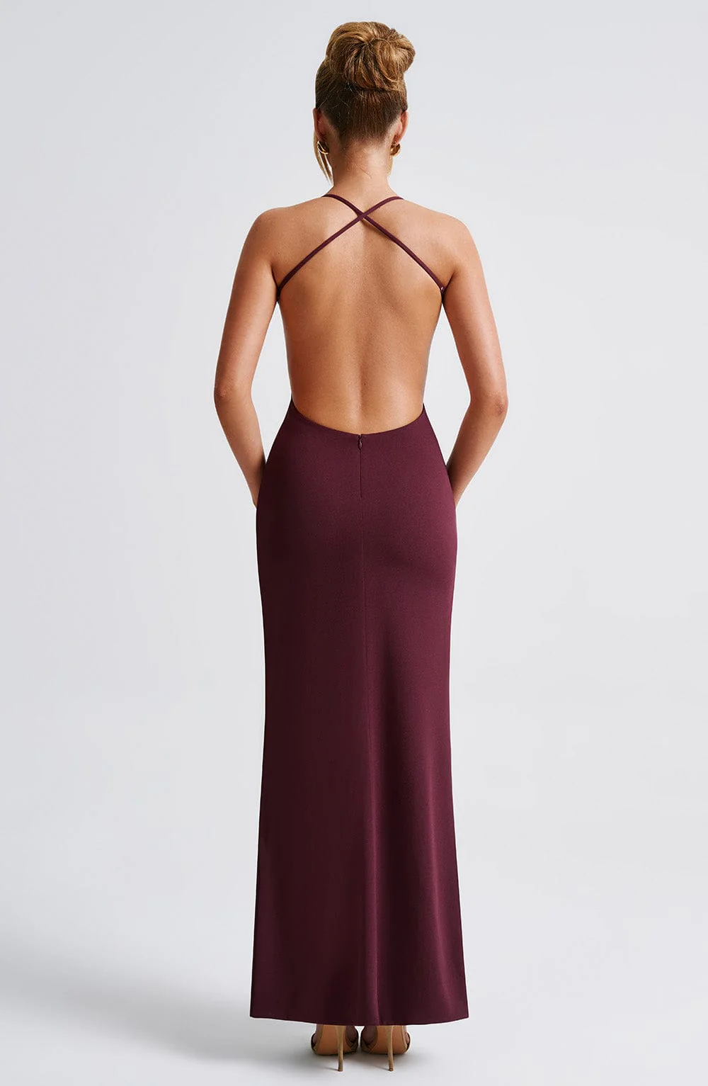 Beatrix Maxi Dress - Cherry Lacquer - Image 8