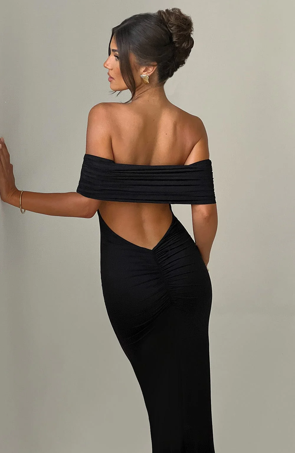 Belinda Maxi Dress - Black - Image 10