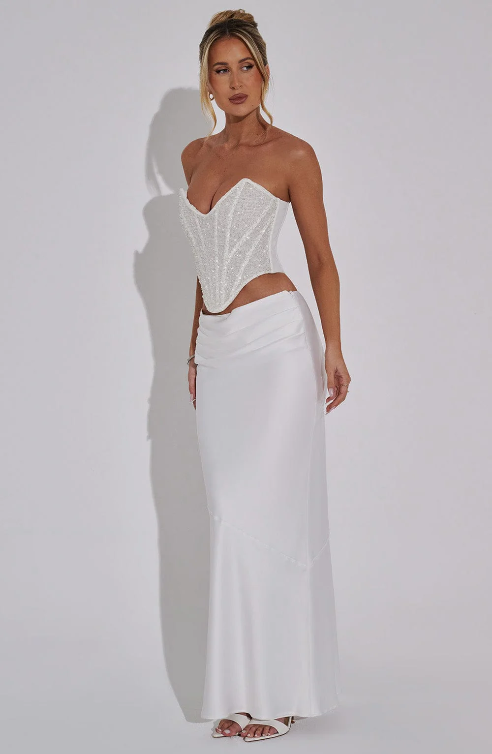 Bernadette Maxi Skirt - Ivory - Image 9