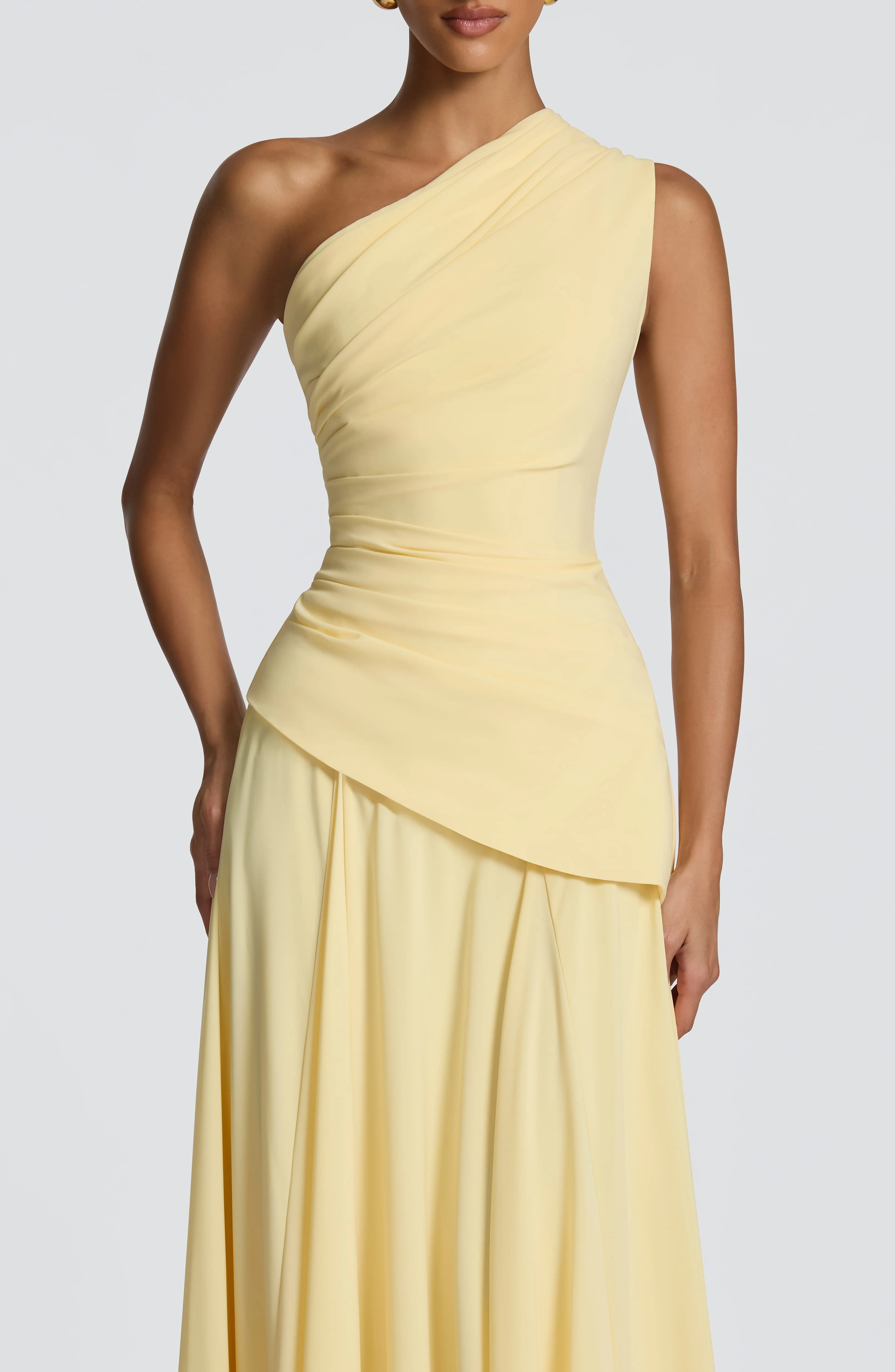 Bianca Maxi Dress - Lemon - Image 5