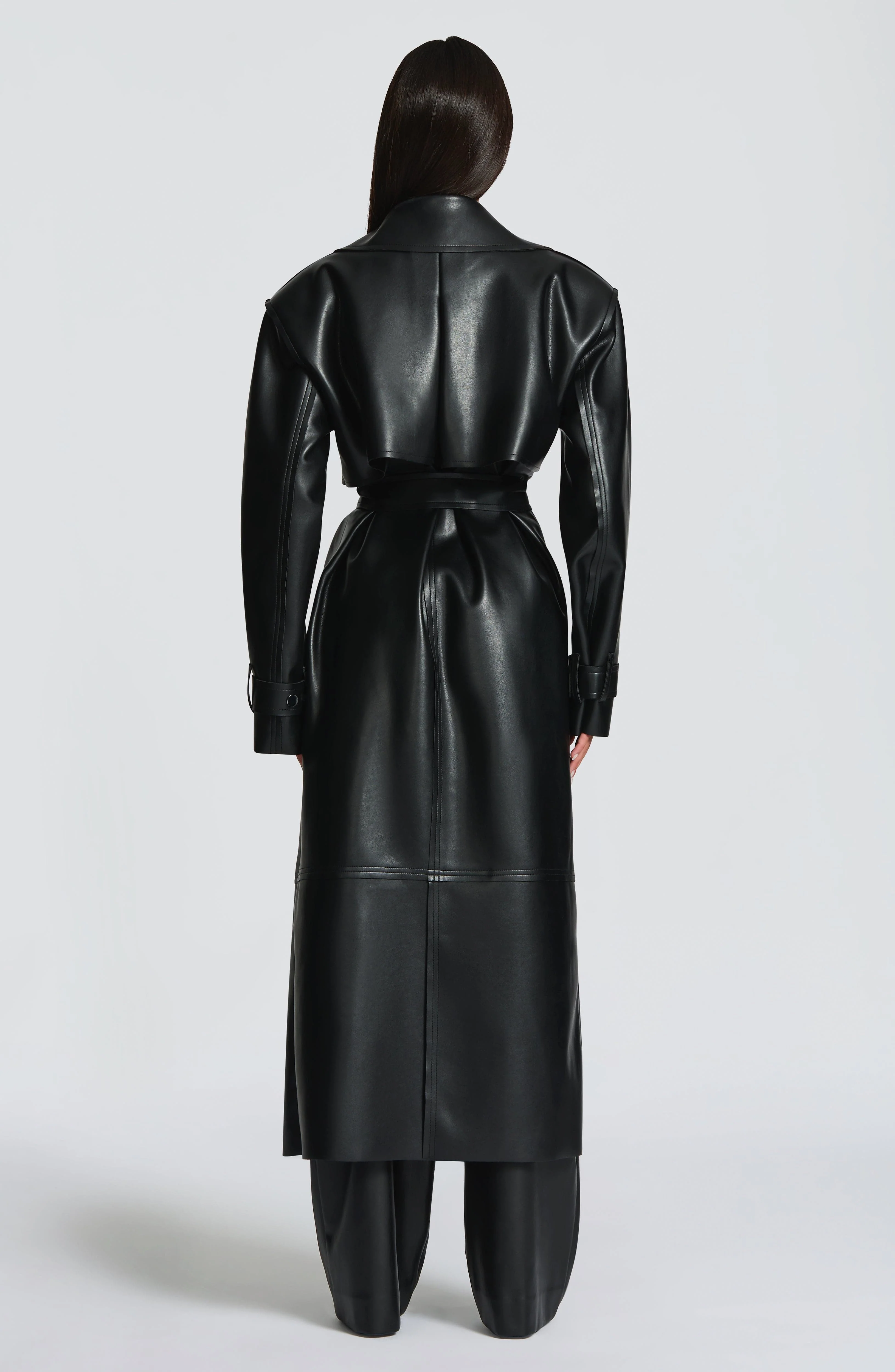 Bridget Trench Coat - Black - Image 4