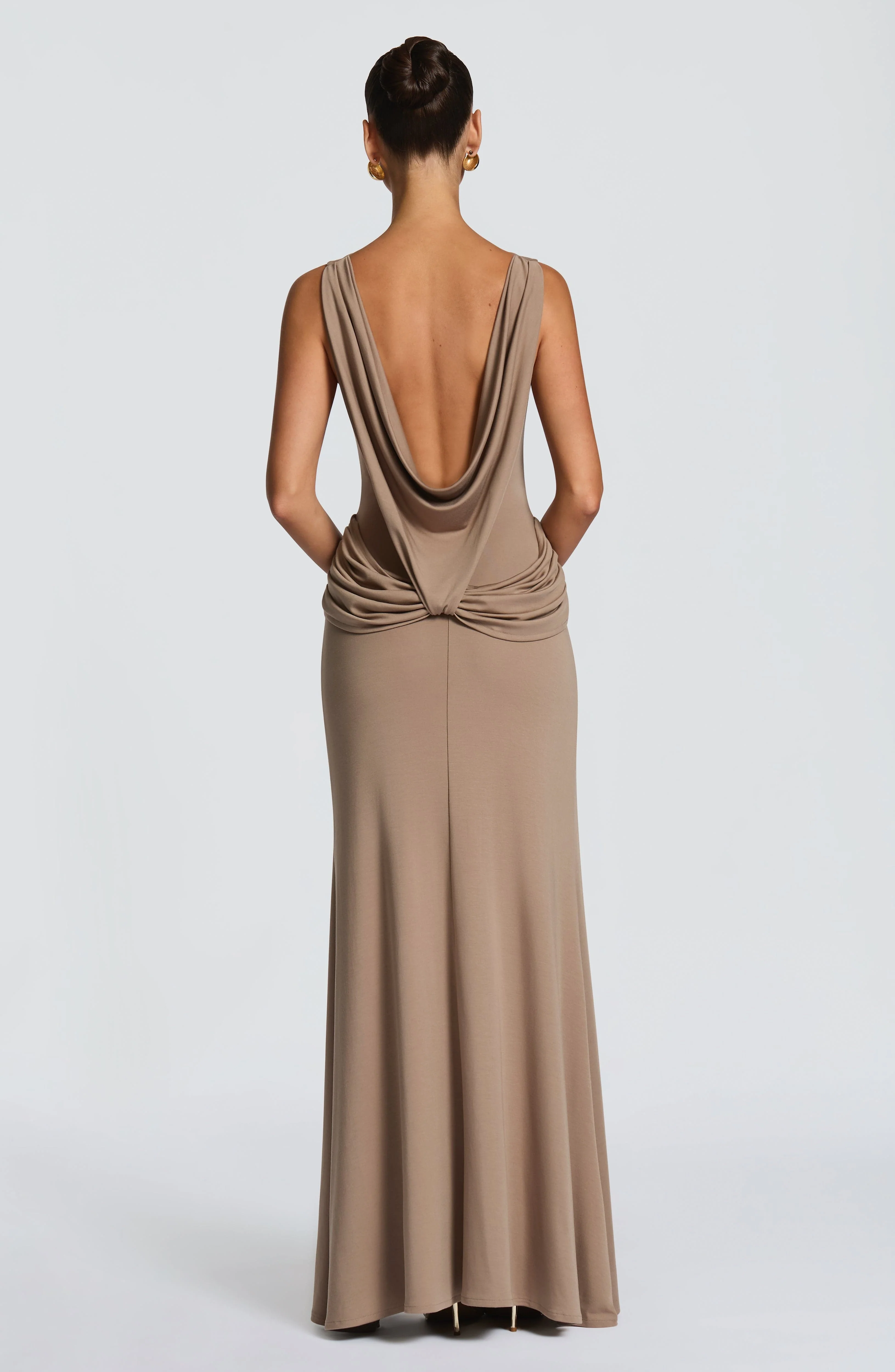 Bruna Maxi Dress - Stone - Image 2