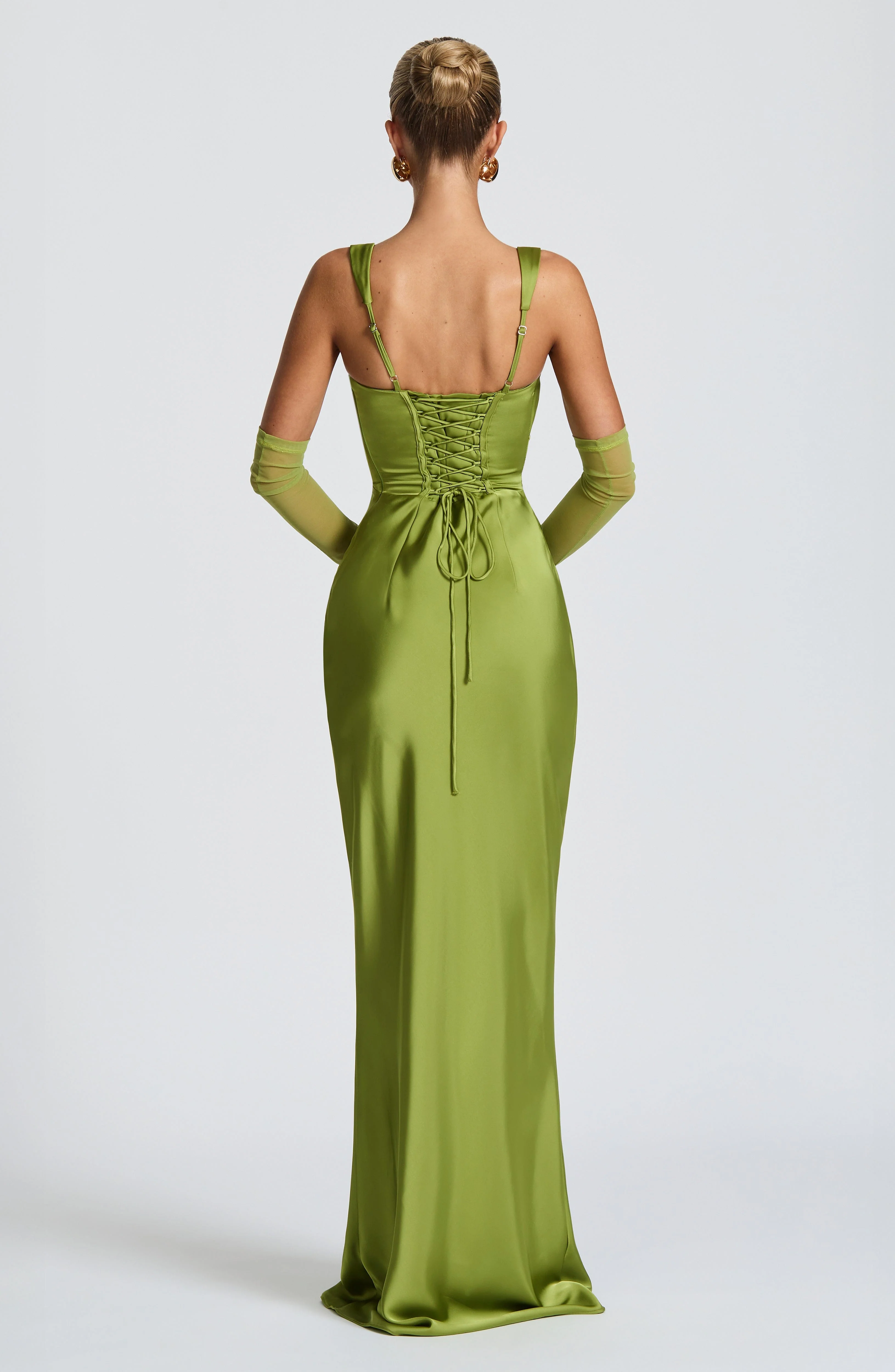 Calanthe Maxi Dress - Olive - Image 5
