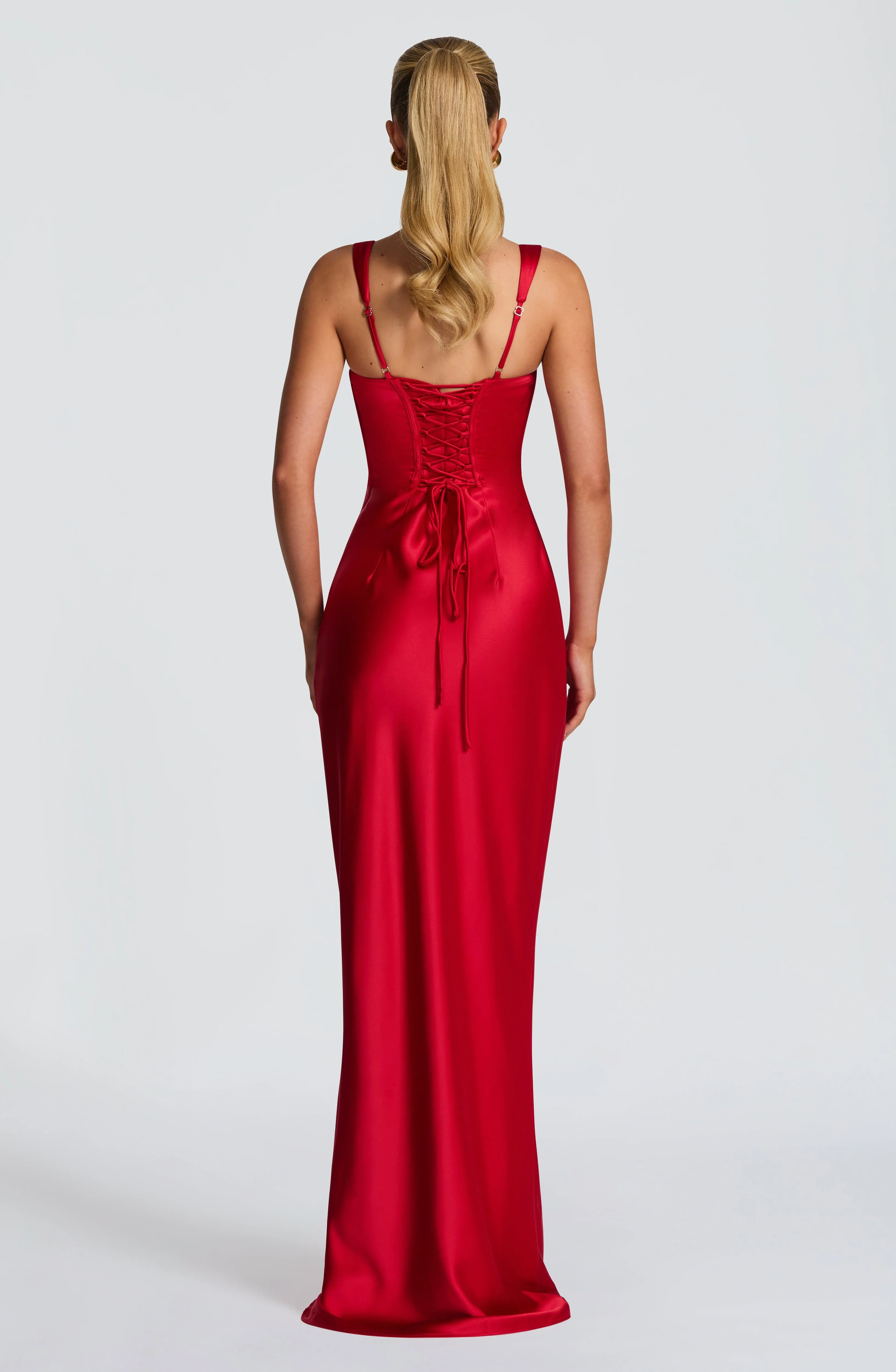Calanthe Maxi Dress - Red - Image 4