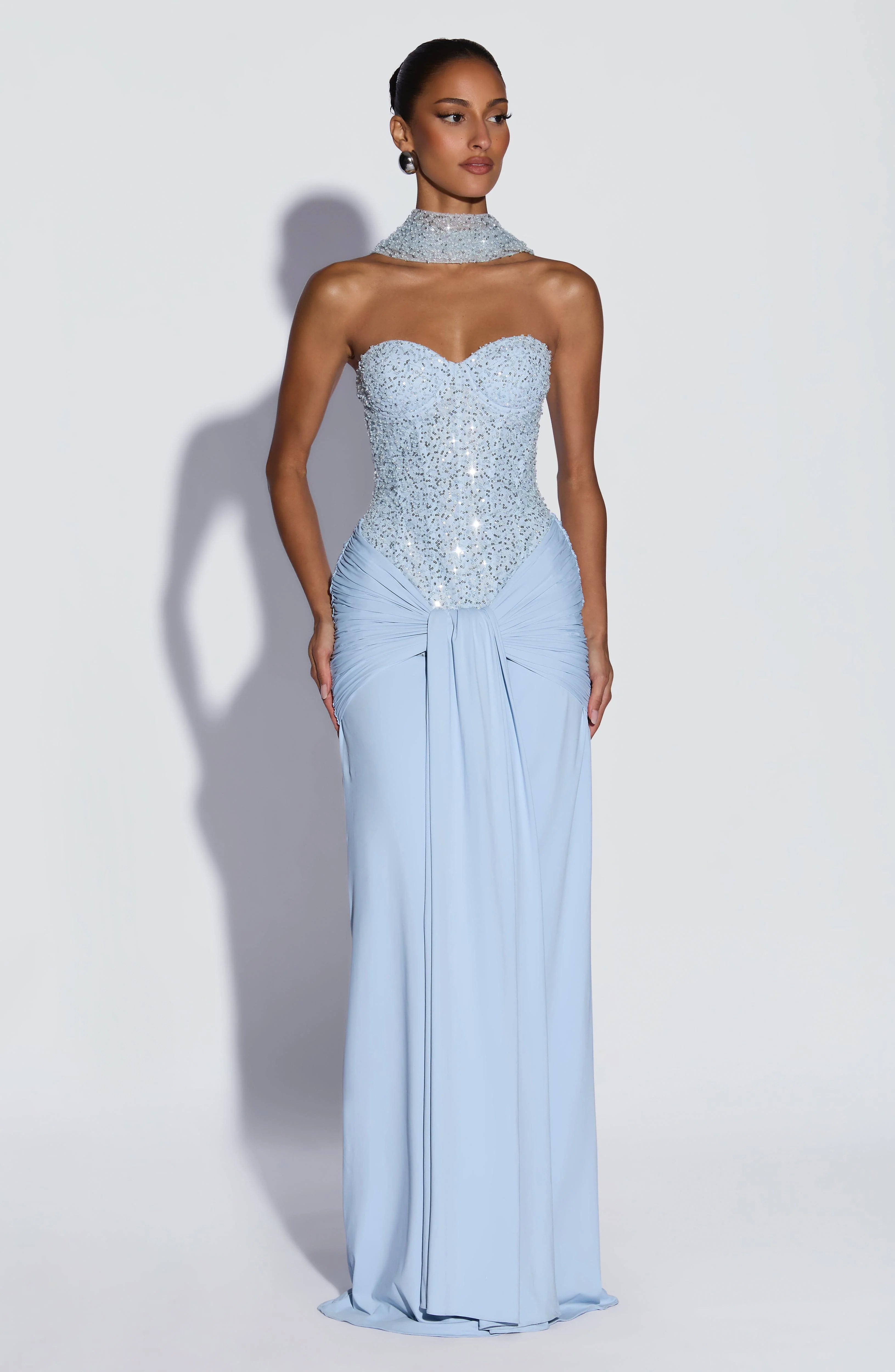 Carina Maxi Dress - Glacier Blue - Image 12