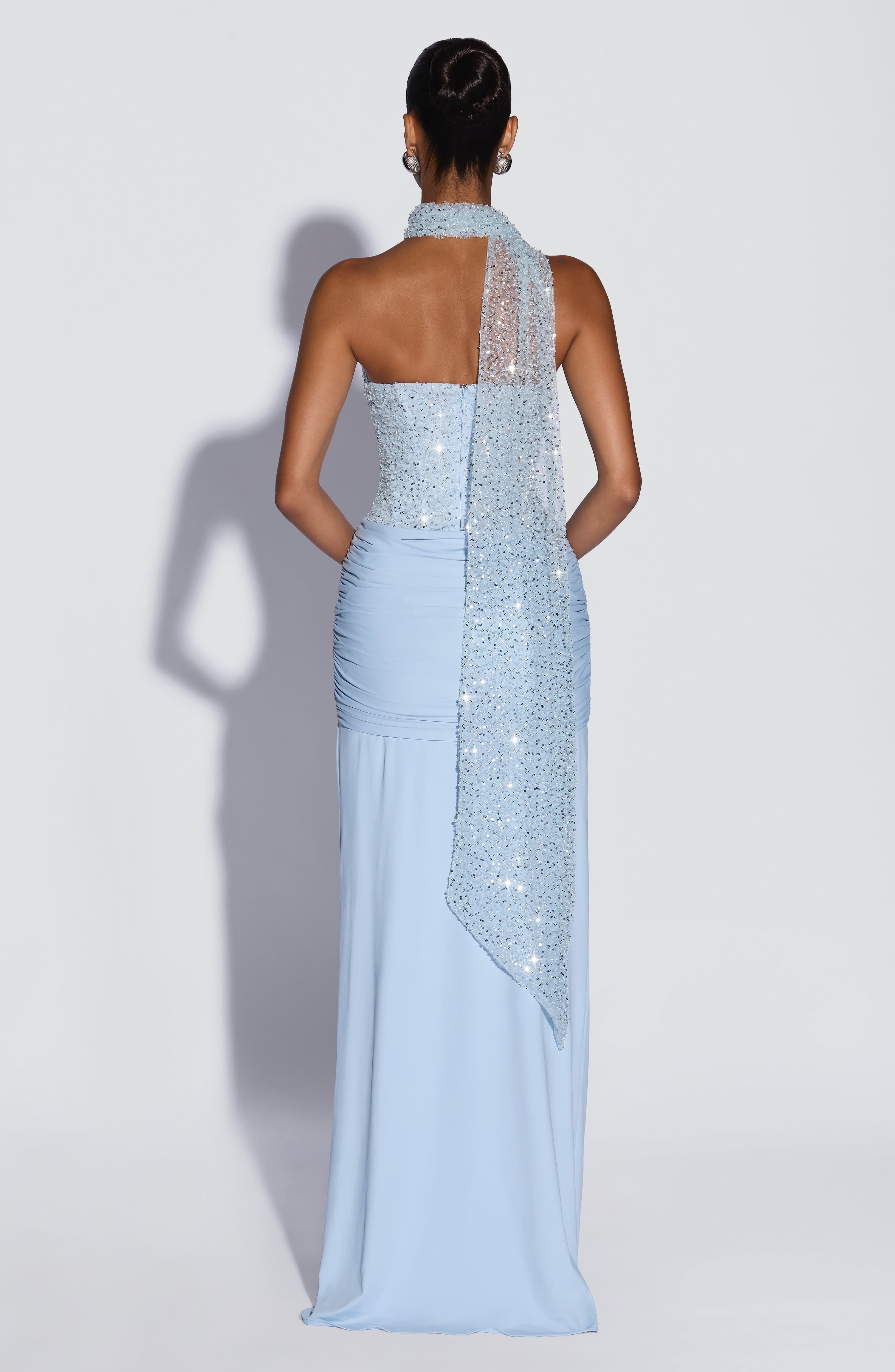 Carina Maxi Dress - Glacier Blue - Image 8