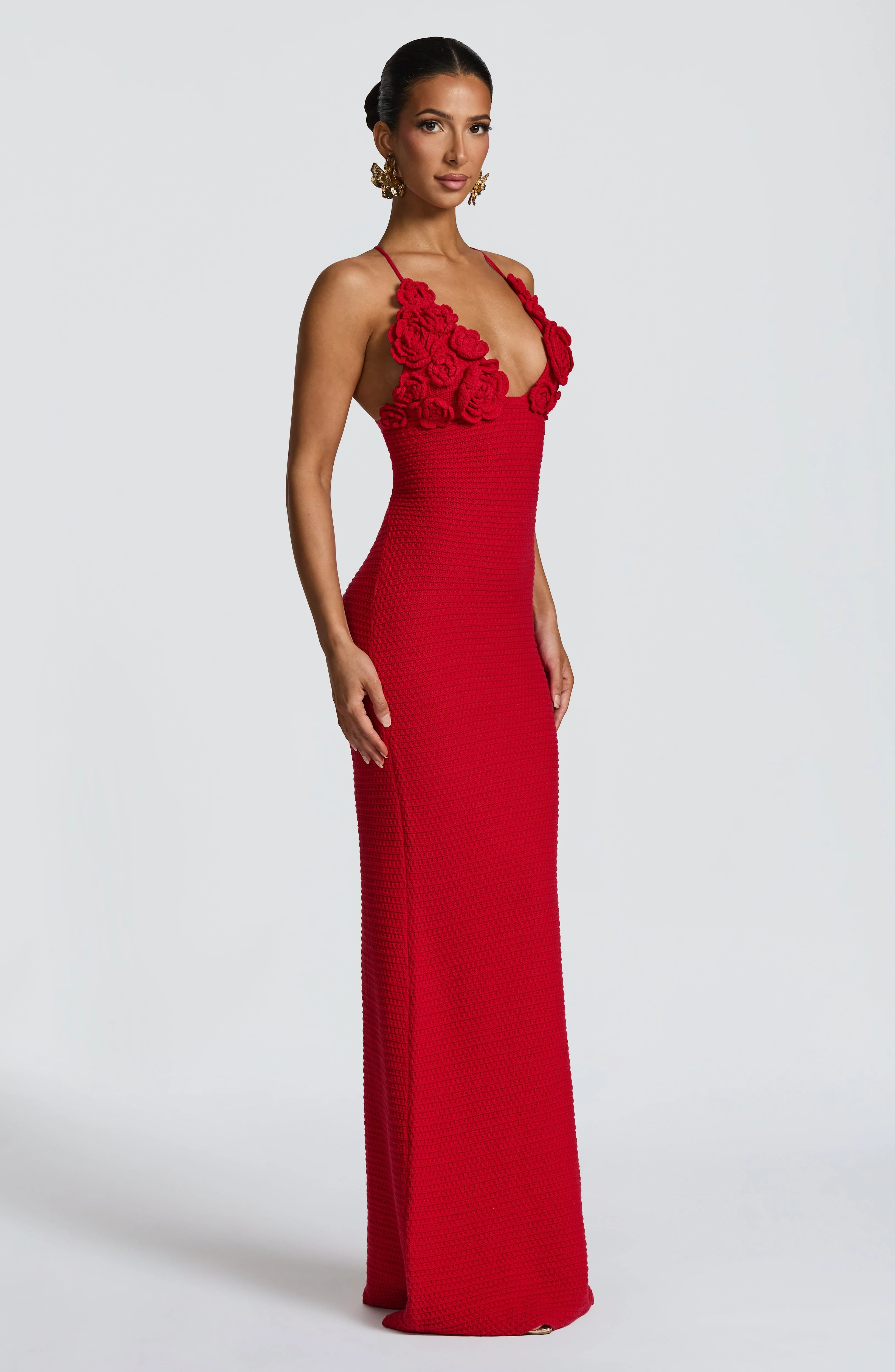 Celaena Maxi Dress - Red - Image 4