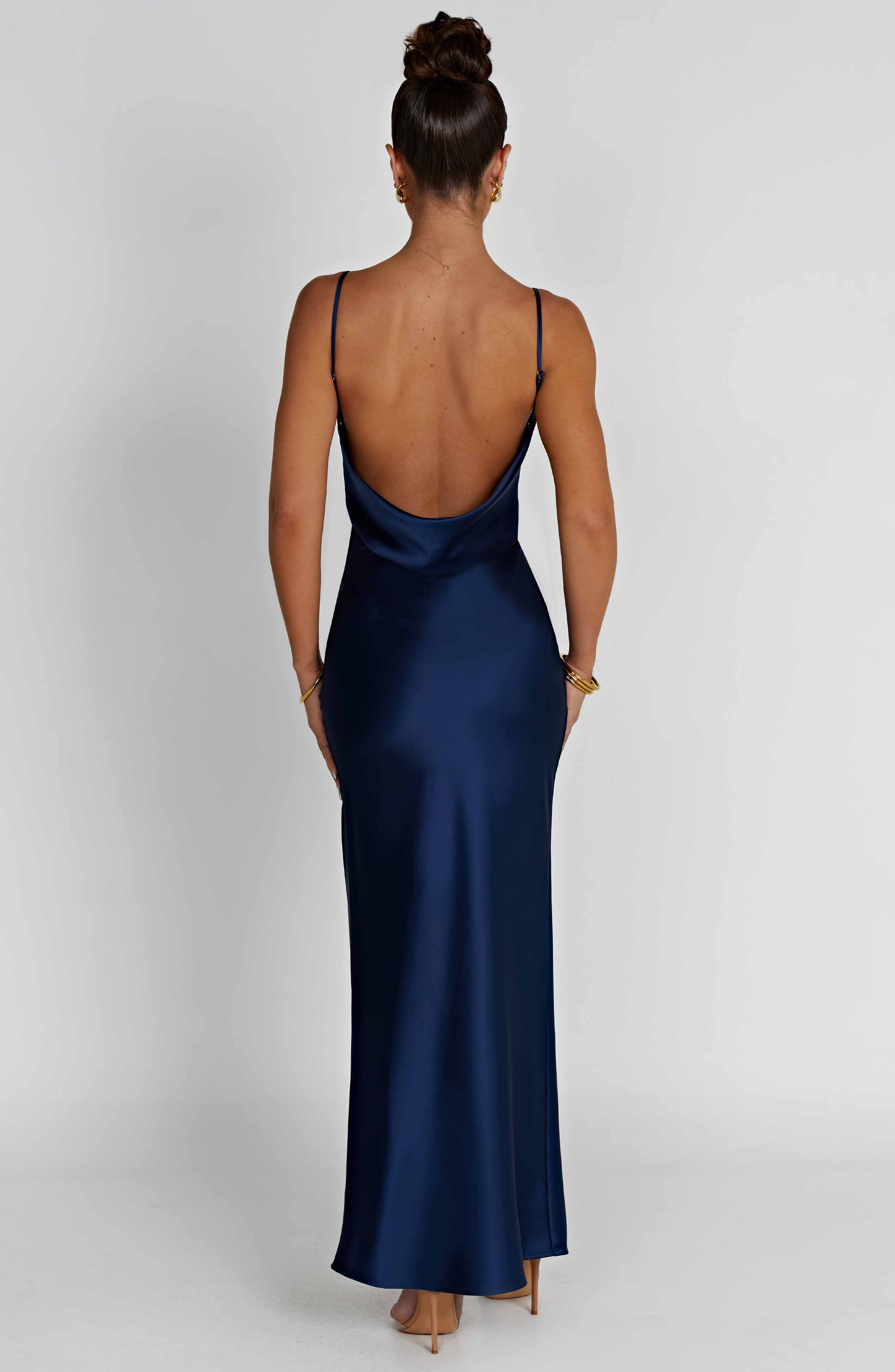 Celestina Maxi Dress - Navy - Image 3
