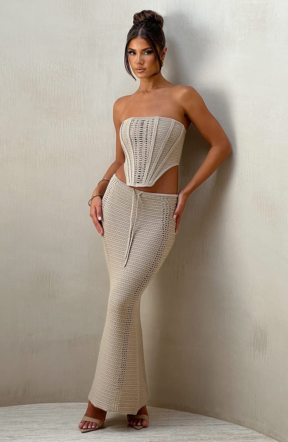 Chayenne Maxi Skirt - Beige - Image 5