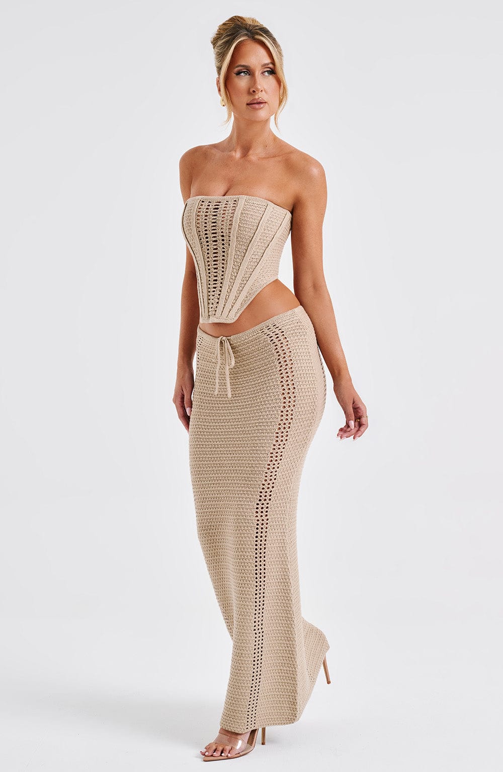 Chayenne Maxi Skirt - Beige - Image 6