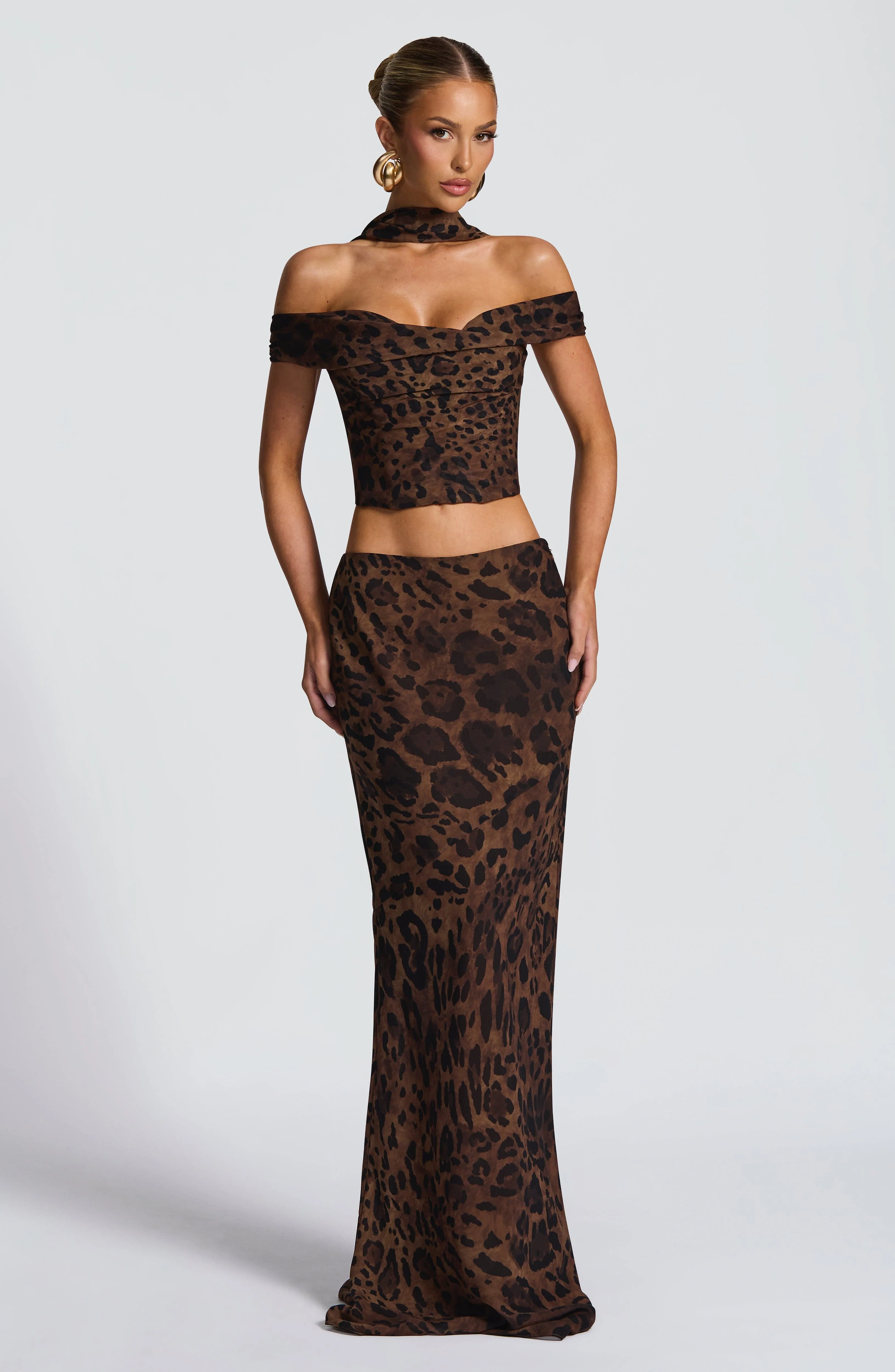 Chrysoula Maxi Skirt - Leopard Print - Image 5