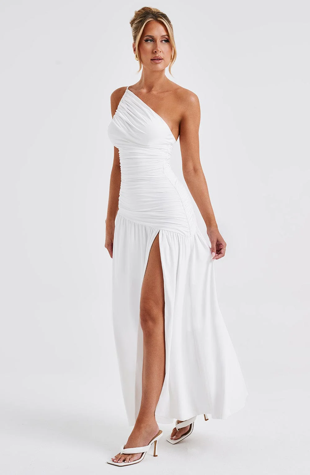 Claudia Maxi Dress - White - Image 5