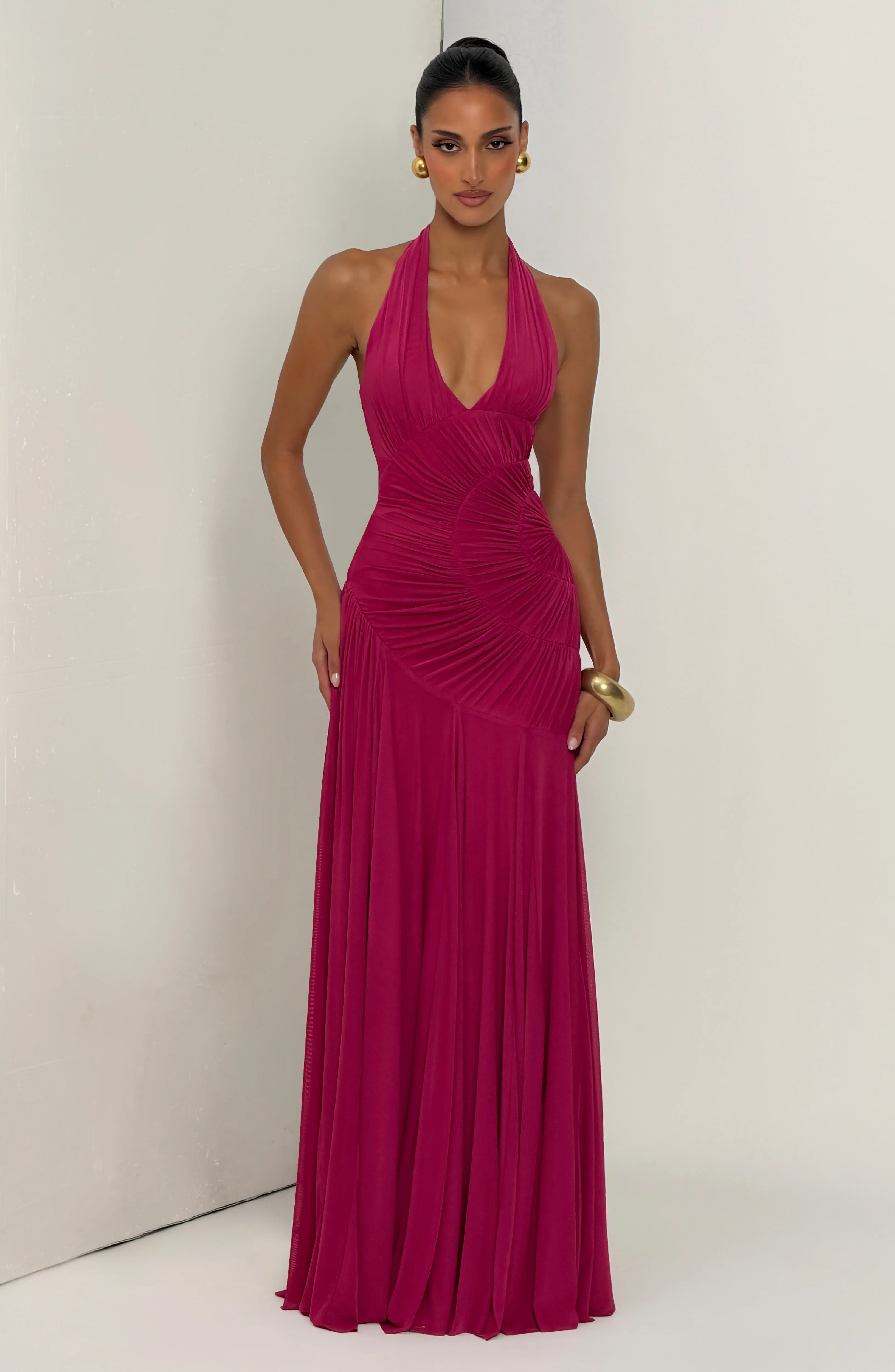 Cova Maxi Dress - Raspberry - Image 14
