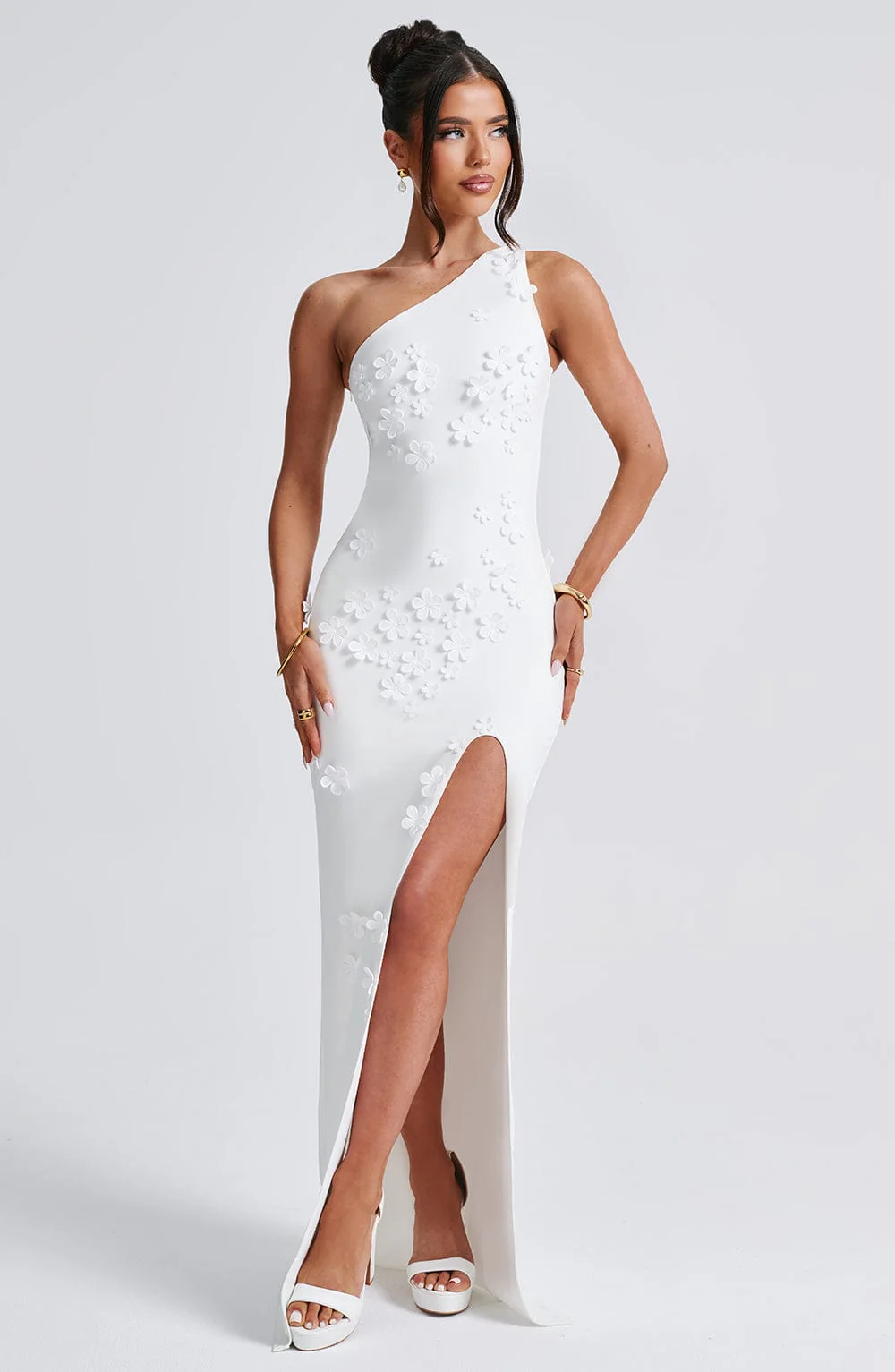 Cynthia Maxi Dress - Ivory - Image 7