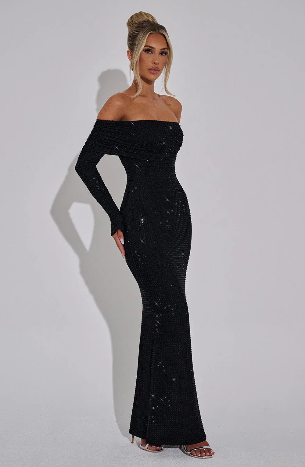 Cyprus Maxi Dress - Black - Image 3