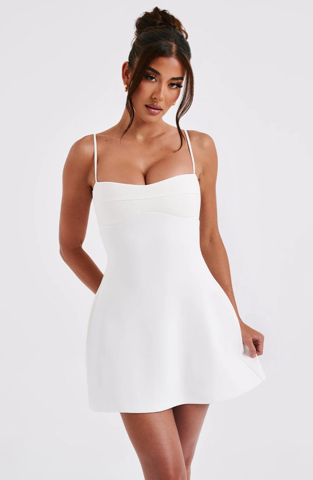 Dakota Mini Dress - Ivory - Image 5