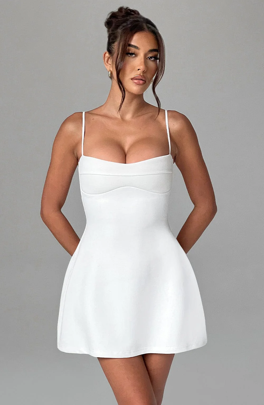 Dakota Mini Dress - Ivory - Image 6