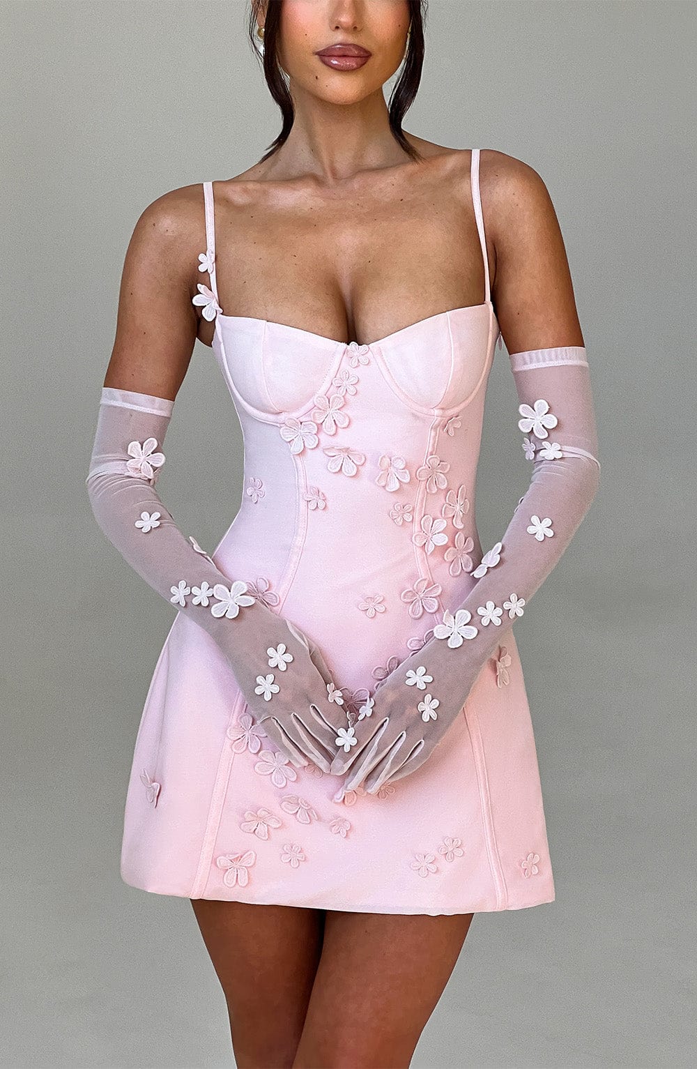 Dalary Mini Dress - Blush - Image 3