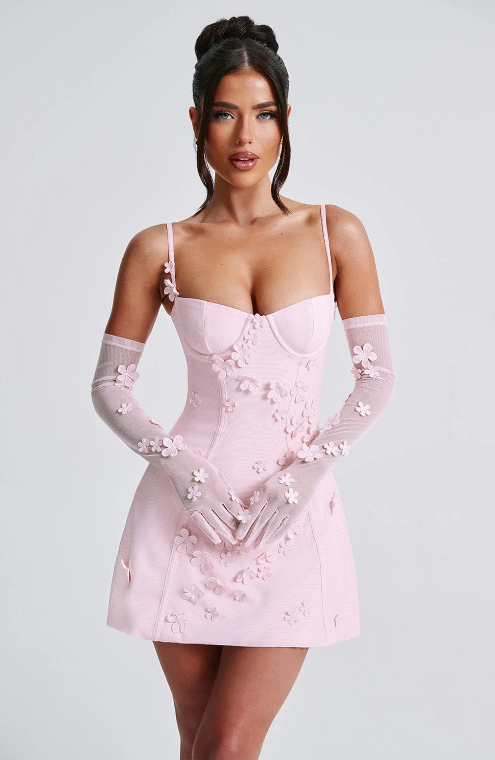 Dalary Mini Dress - Blush - Image 6