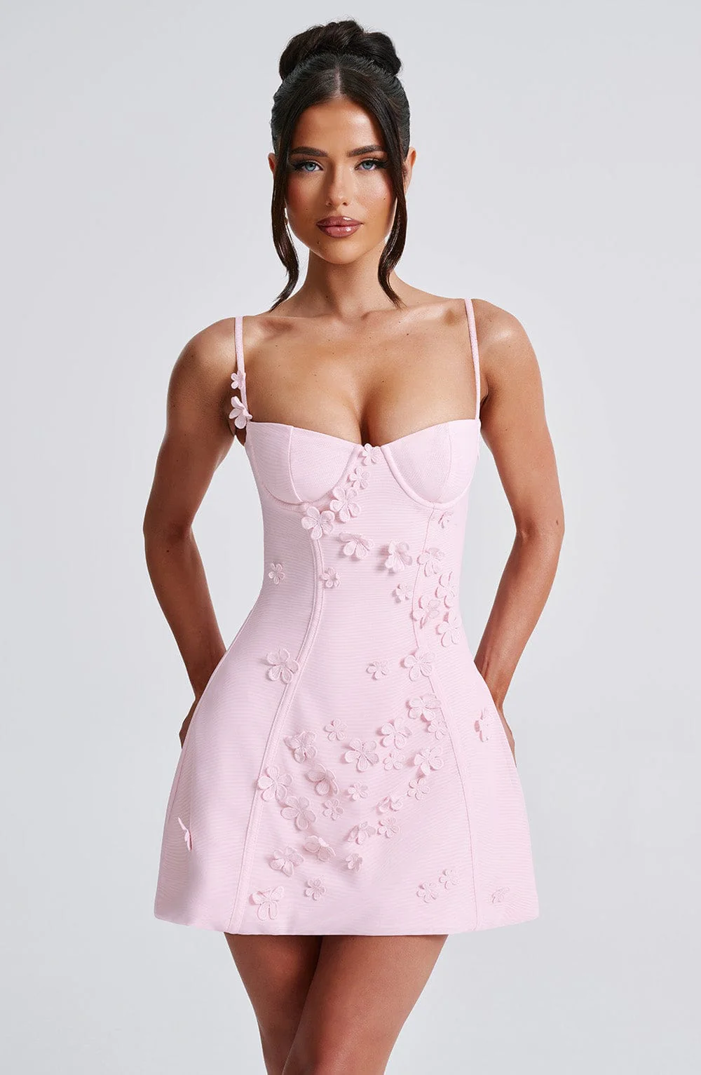 Dalary Mini Dress - Blush - Image 8