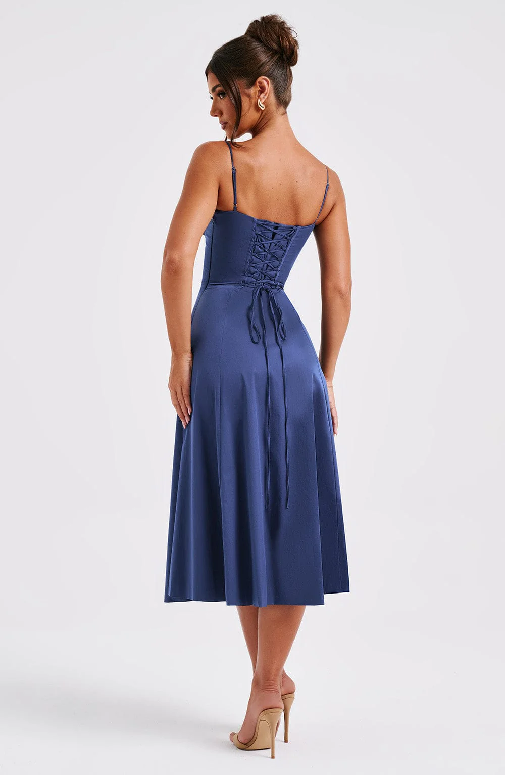 Deanna Midi Dress - Navy - Image 2