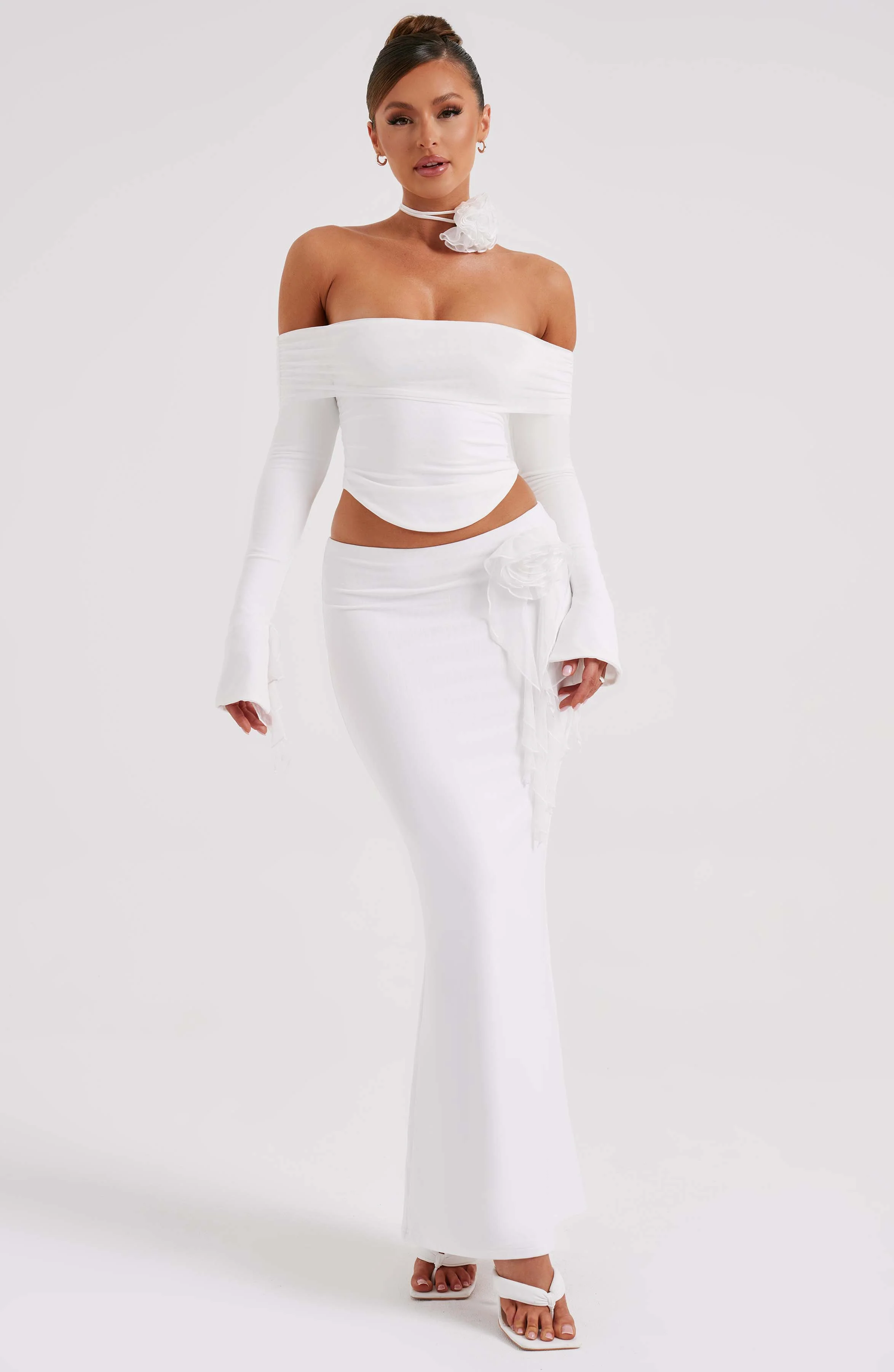 Deema Maxi Skirt - Ivory - Image 7