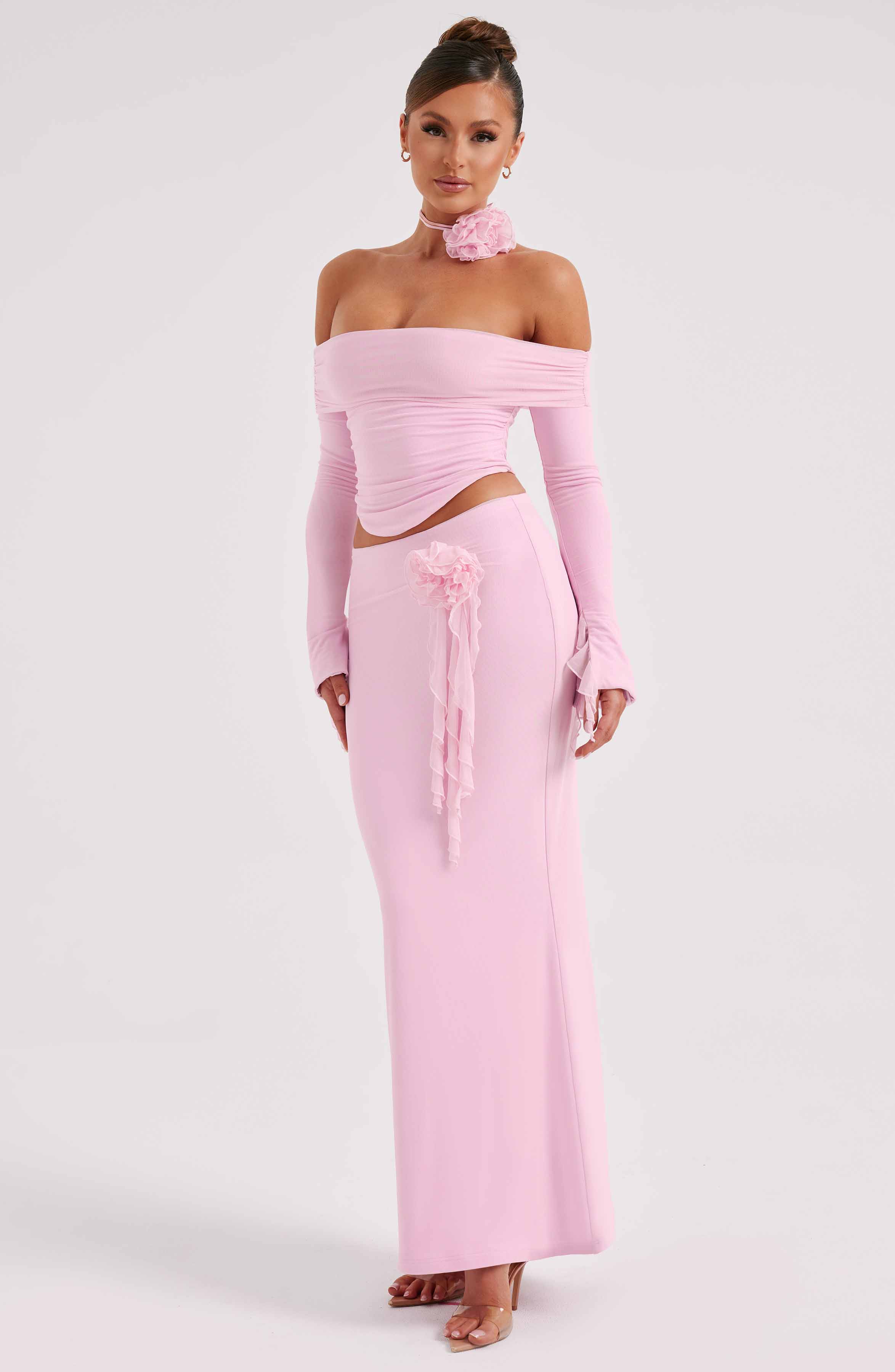 Deema Maxi Skirt - Pink - Image 5