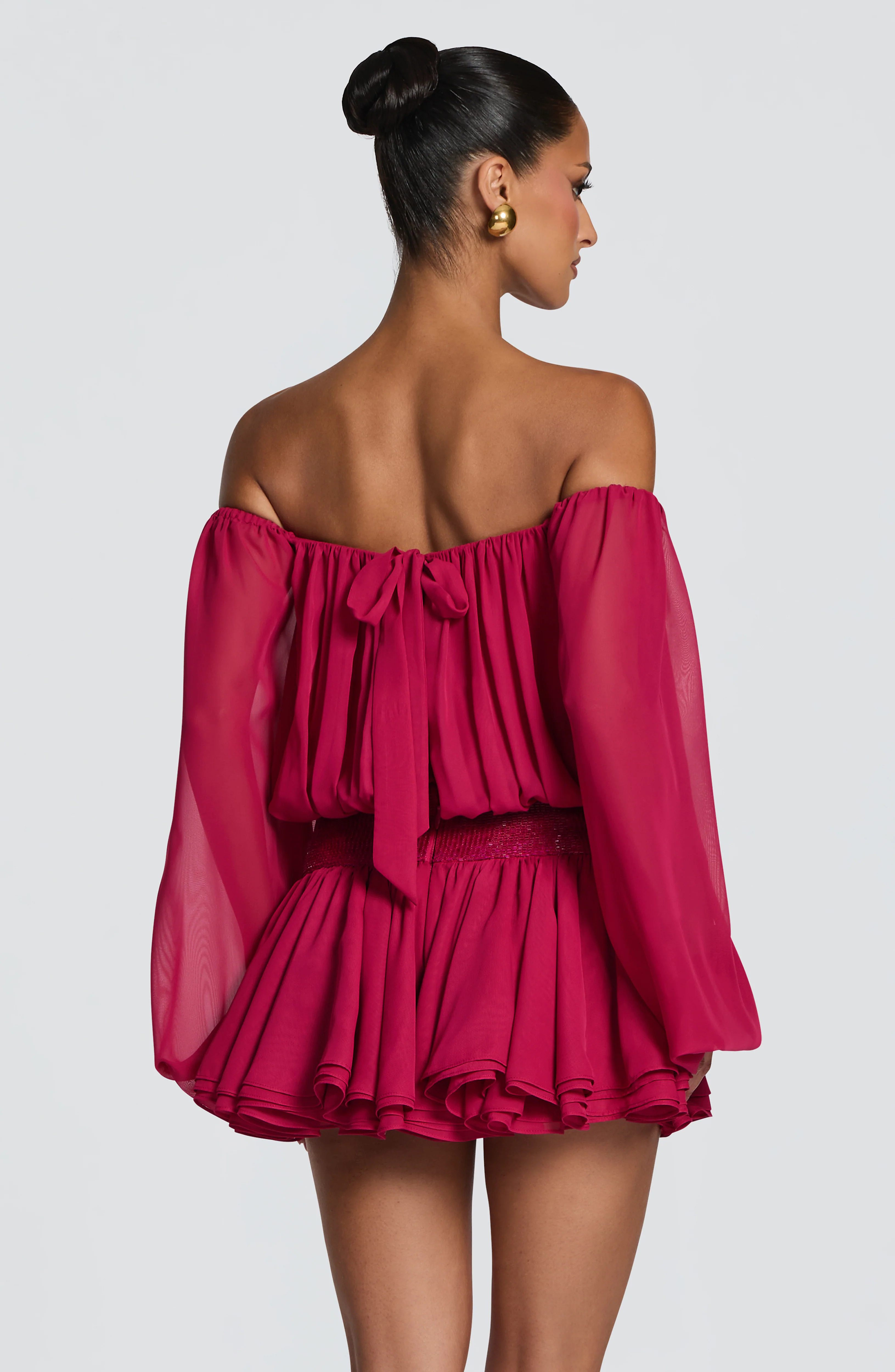 Deja Playsuit - Raspberry - Image 2