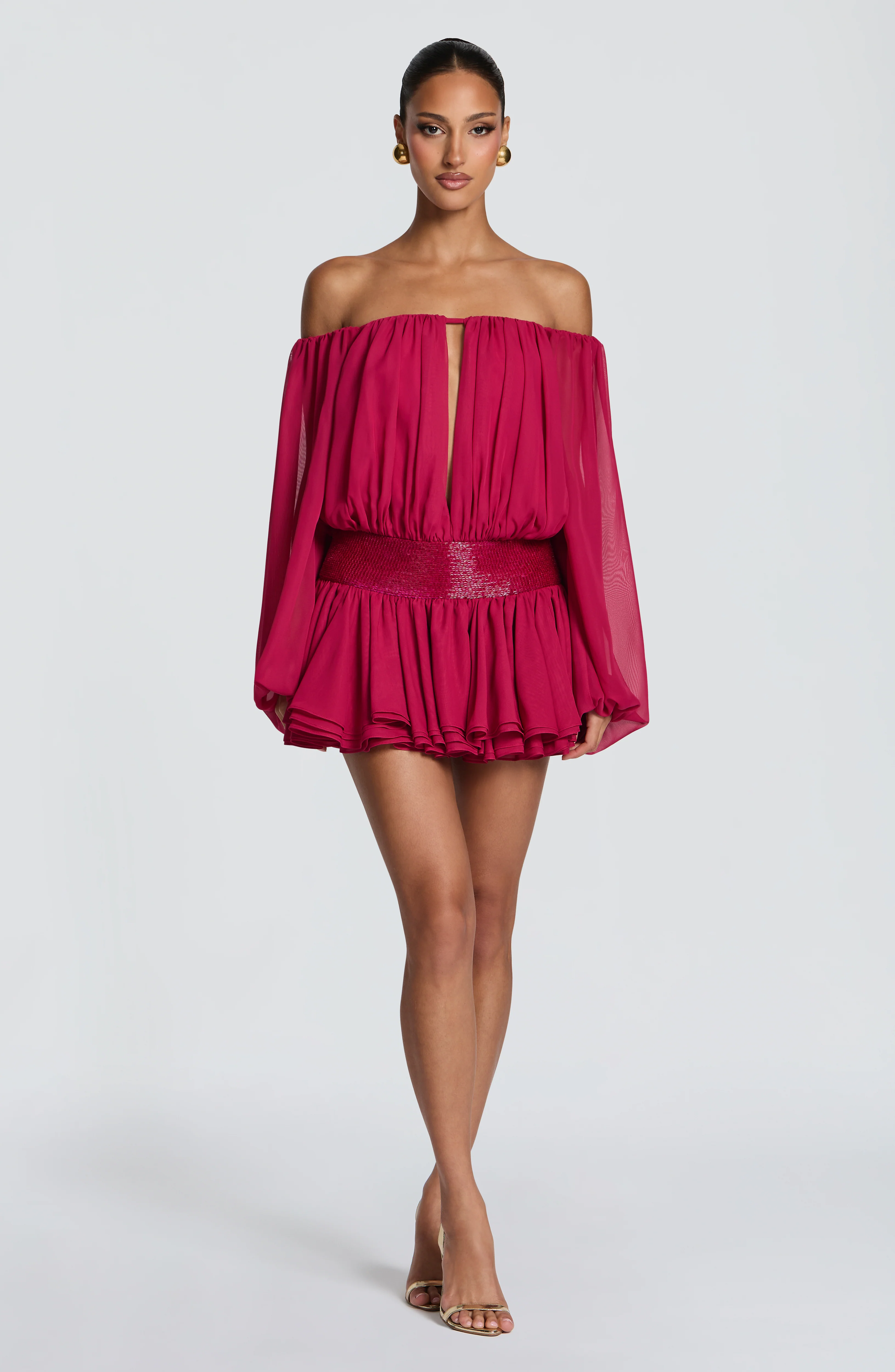 Deja Playsuit - Raspberry - Image 4